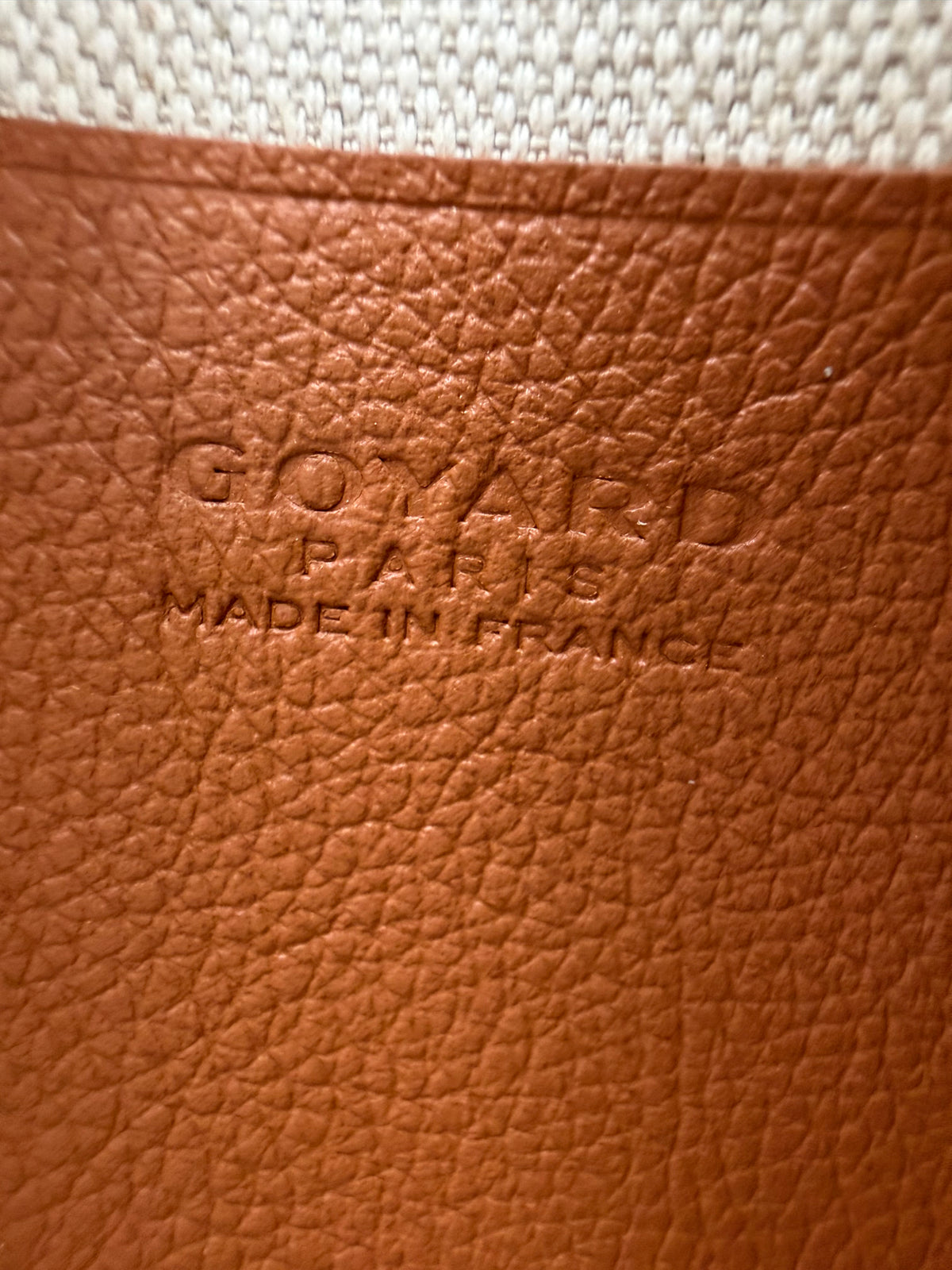 Goyard Goyardine Plumet Wallet Clutch in Brown Coated Canvas YF5