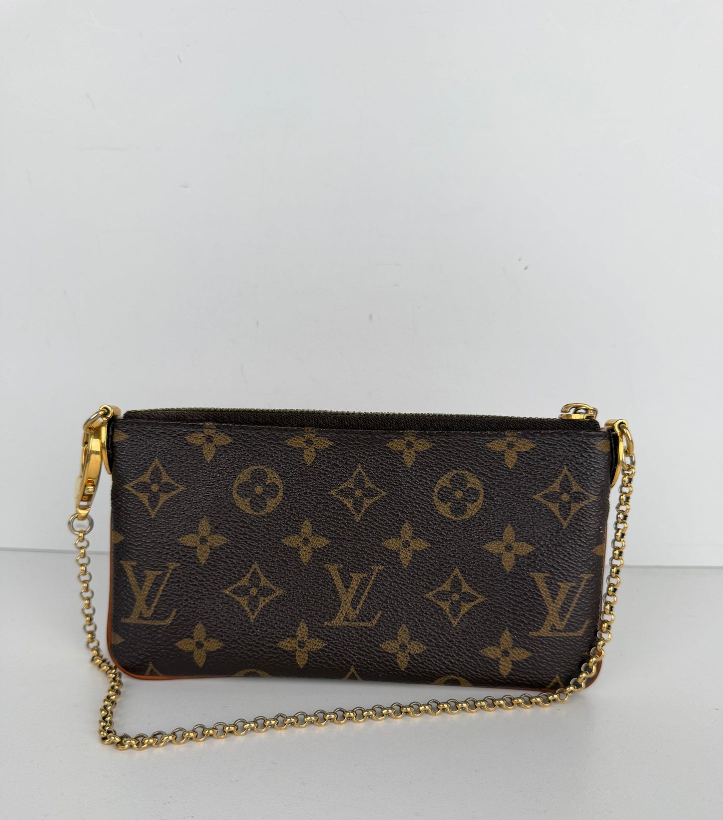Louis Vuitton Monogram Pochette Milla Bag MM in Brown LV Monogram Canvas 2011 S-10