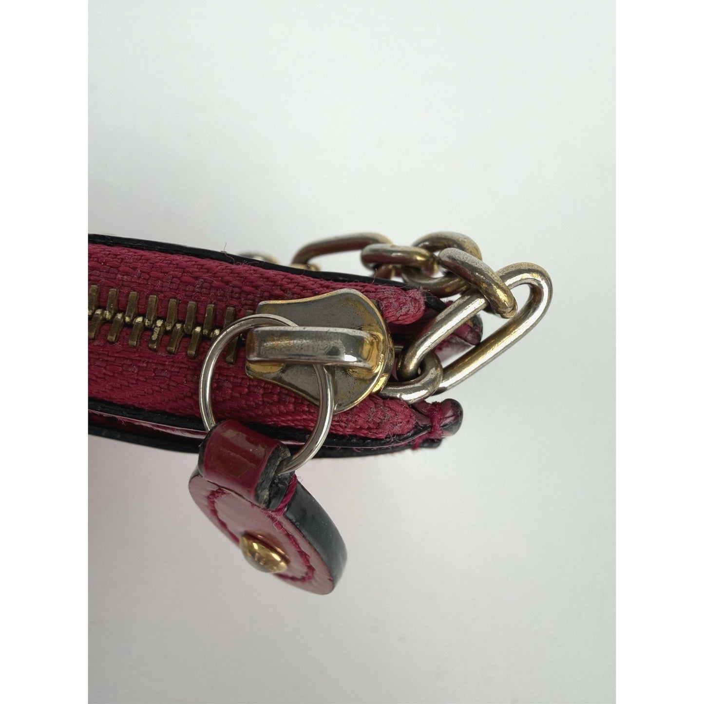 Louis Vuitton Pochette Cles NM Coin Purse in Rose Indien Monogram Vernis 2014
