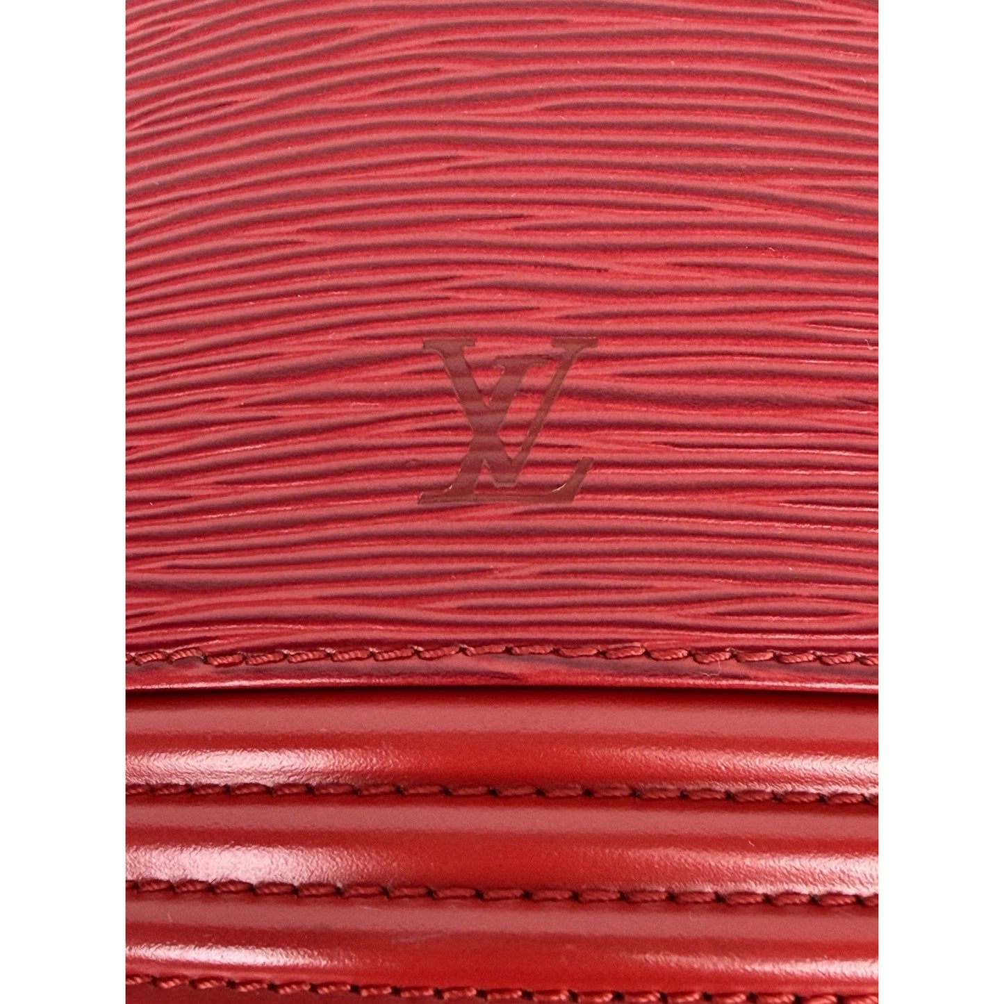 Louis Vuitton Cannes Vanity Bag Vintage in Vibrant Red Epi Leather 1995 S