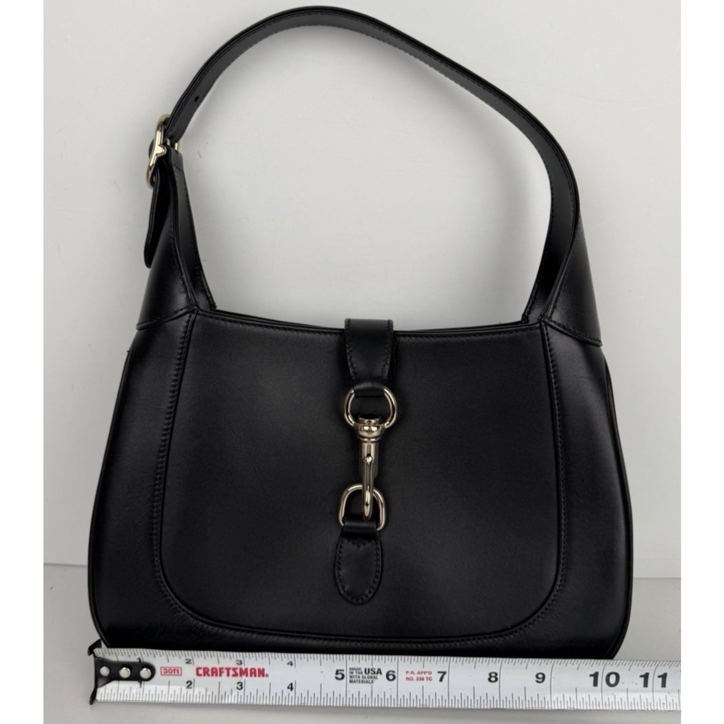 Gucci Jackie 1961 Hobo Black Leather Shoulder Bag Small C-4