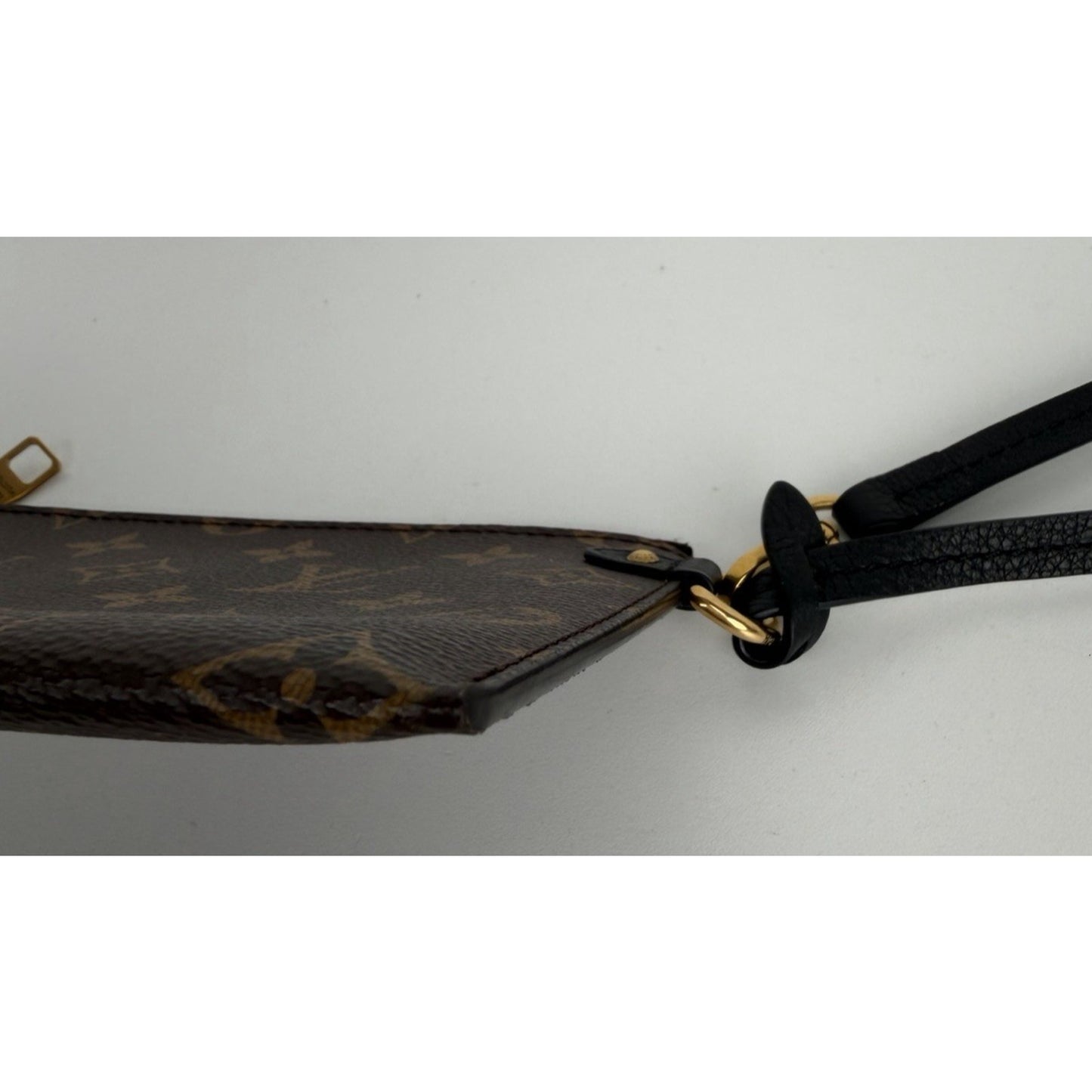 Louis Vuitton Neverfull Pochette PM in Brown Monogram Coated Canvas K2