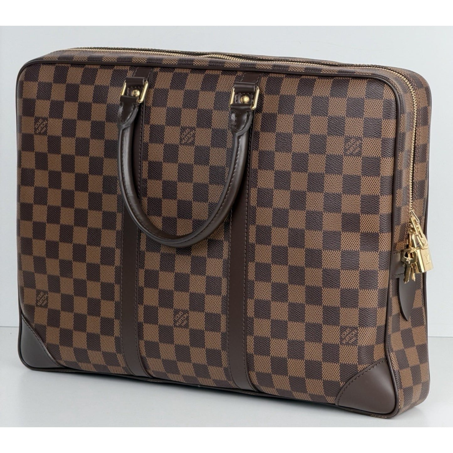 Louis Vuitton Porte-Documents Voyage GM Bag in Damier Ebene Coated Canvas 2011 S