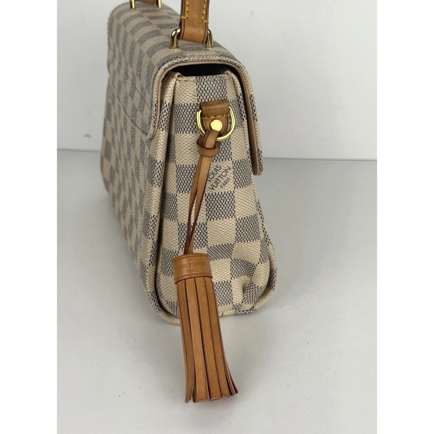 Louis Vuitton Croisette Shoulder Bag in Damier Azur Coated Canvas 2016 S-03