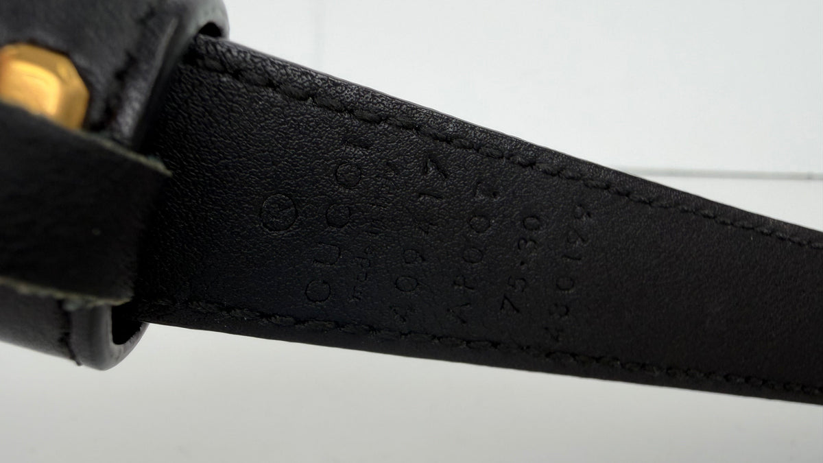 Gucci GG Marmont Black Leather Belt 75/30 Y