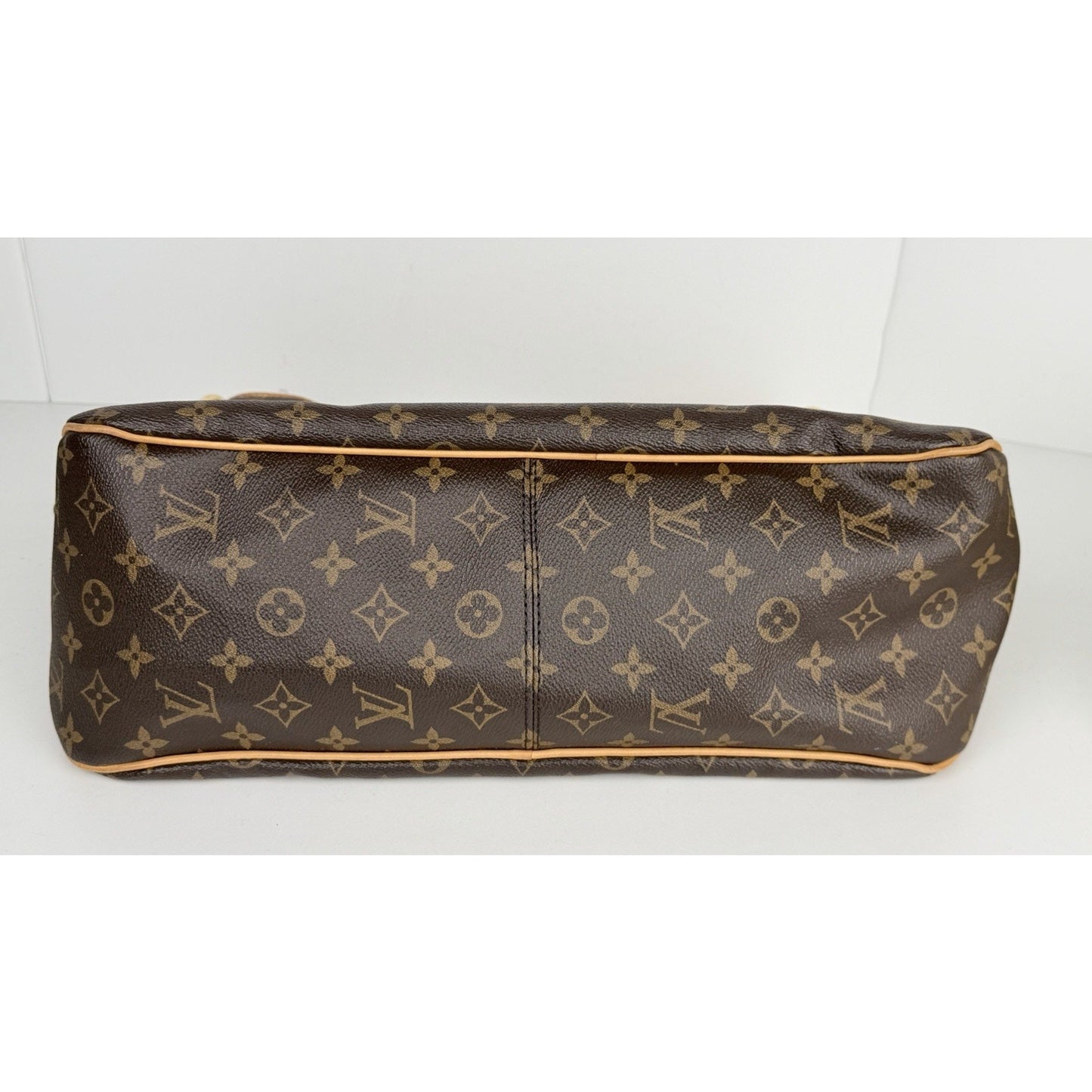 Louis Vuitton Delightful MM Tote Bag in Brown Signature Monogram Canvas 2011 S