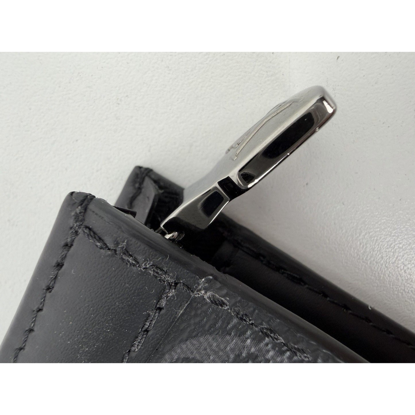 Louis Vuitton Pochette Voyage MM Black&Gray Monogram Eclipse Coated Canvas NFC S