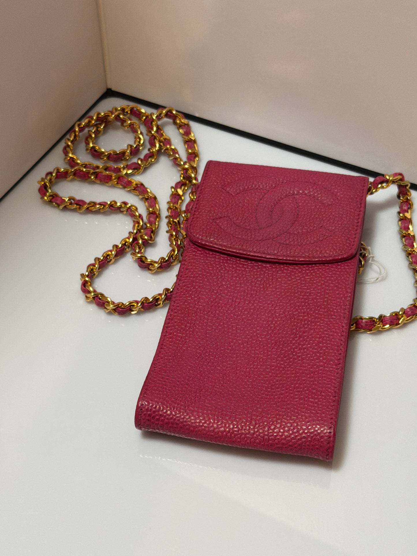 Chanel Pearl & Strass CC Pin Brooch Gold