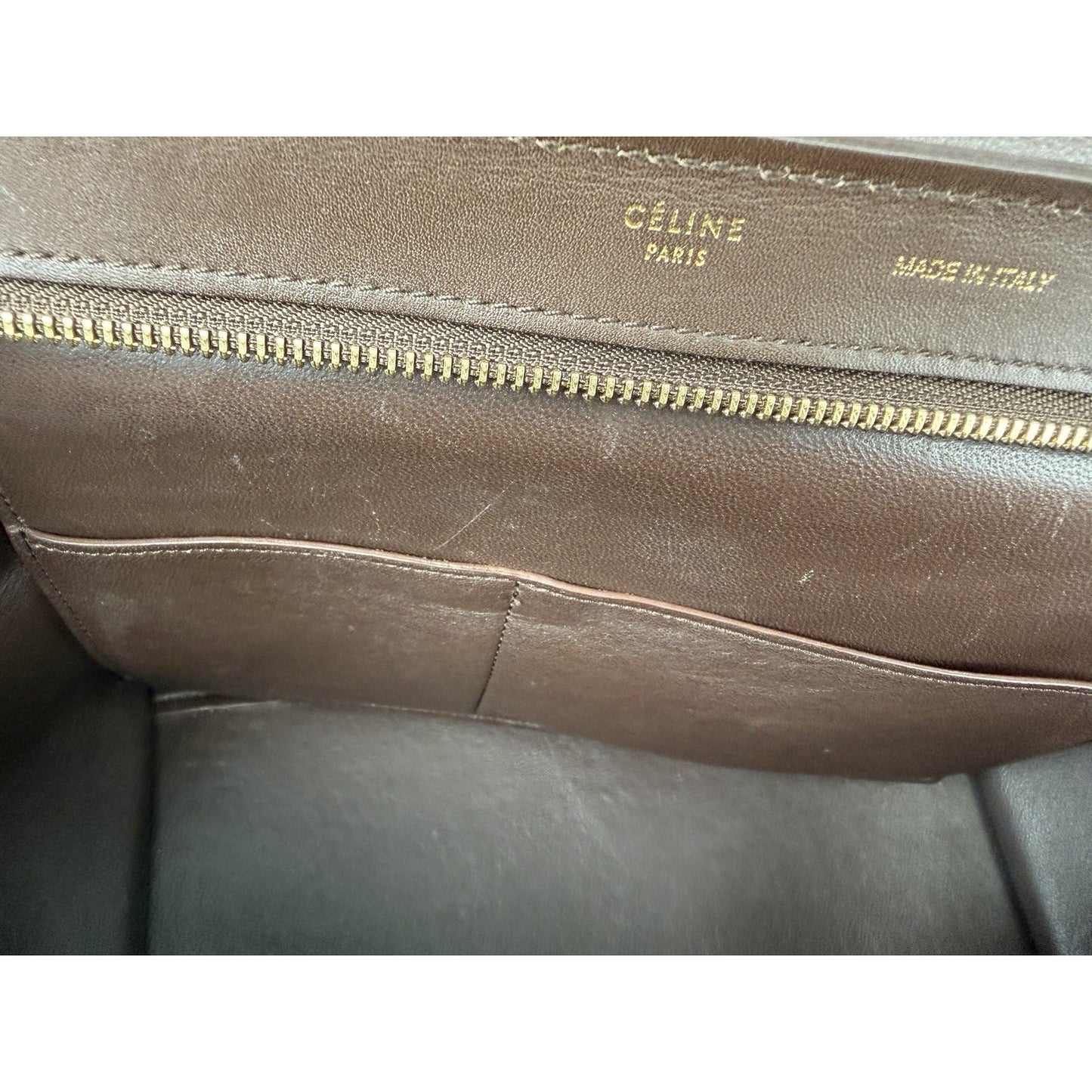Celine Medium Trapeze Bag Medium in Tri-Color Leather S