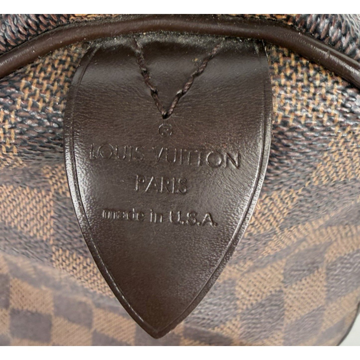 Louis Vuitton Speedy 30 Damier Ebene Top Handle Bag (2007) S14