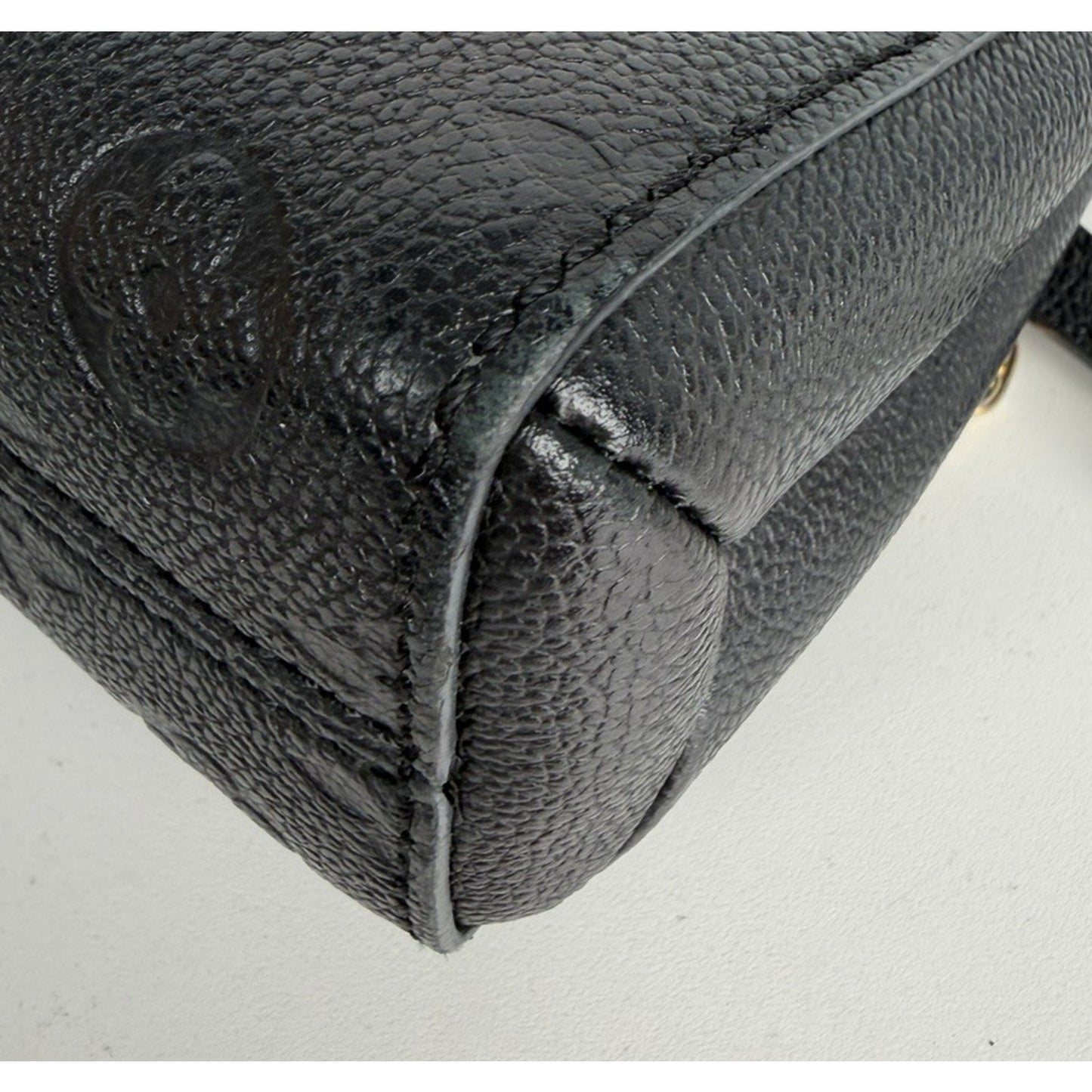 Louis Vuitton Vavin BB Shoulder Bag Black Embossed Monogram Empreinte 2020 B9