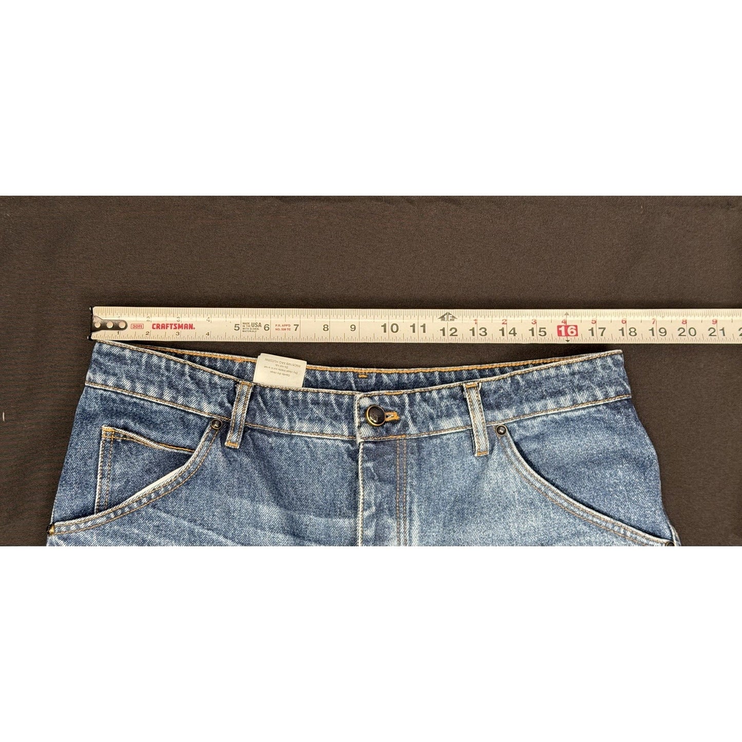 Louis Vuitton Monogram Denim Workwear Pants for Men in 34 Size