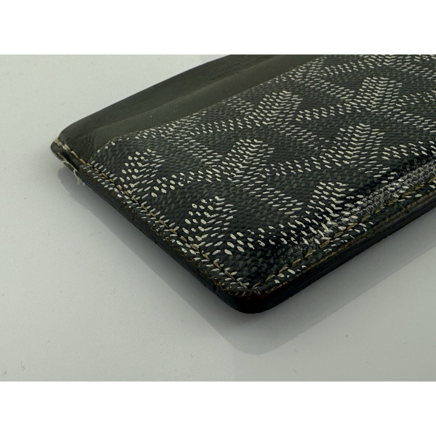 Goyard Goyardine Grey Coated Canvas & Leather Saint Sulpice Card Holder