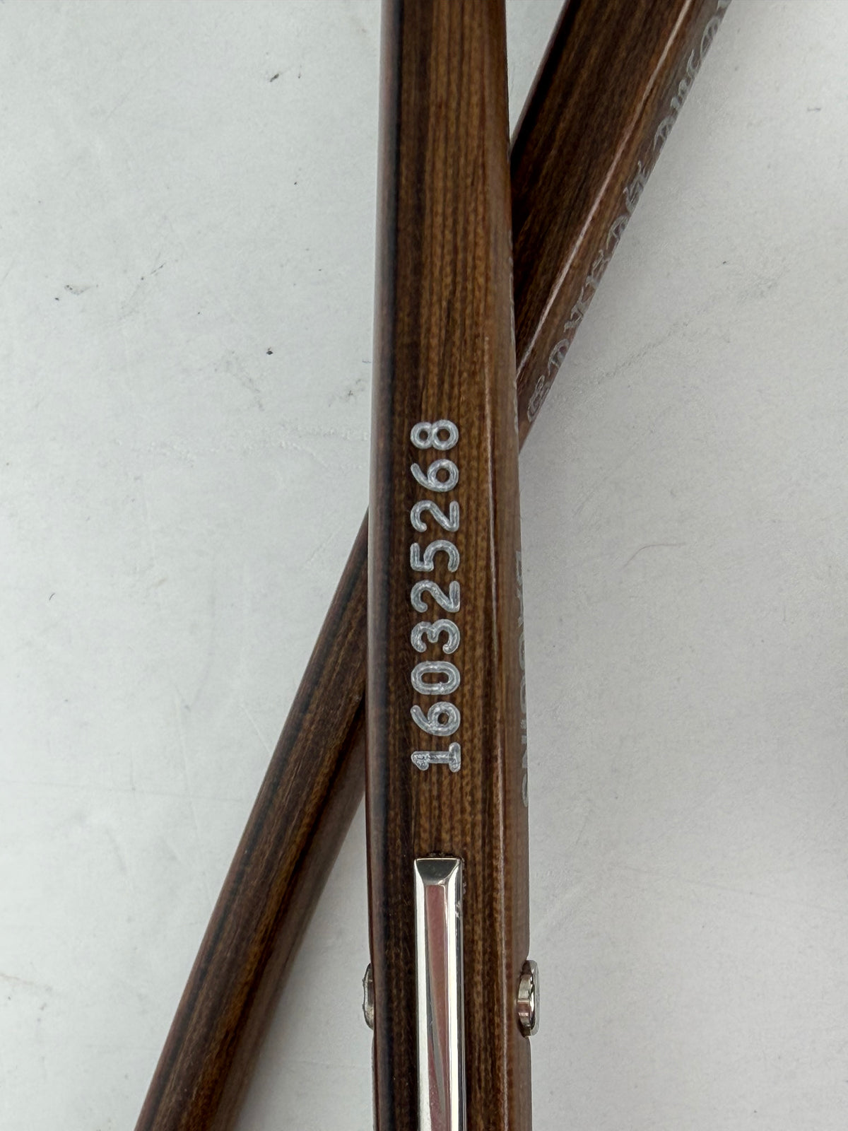 Chrome Hearts BAGGINS Wayfarer Eyeglasses in Brown Wood Grain YK1