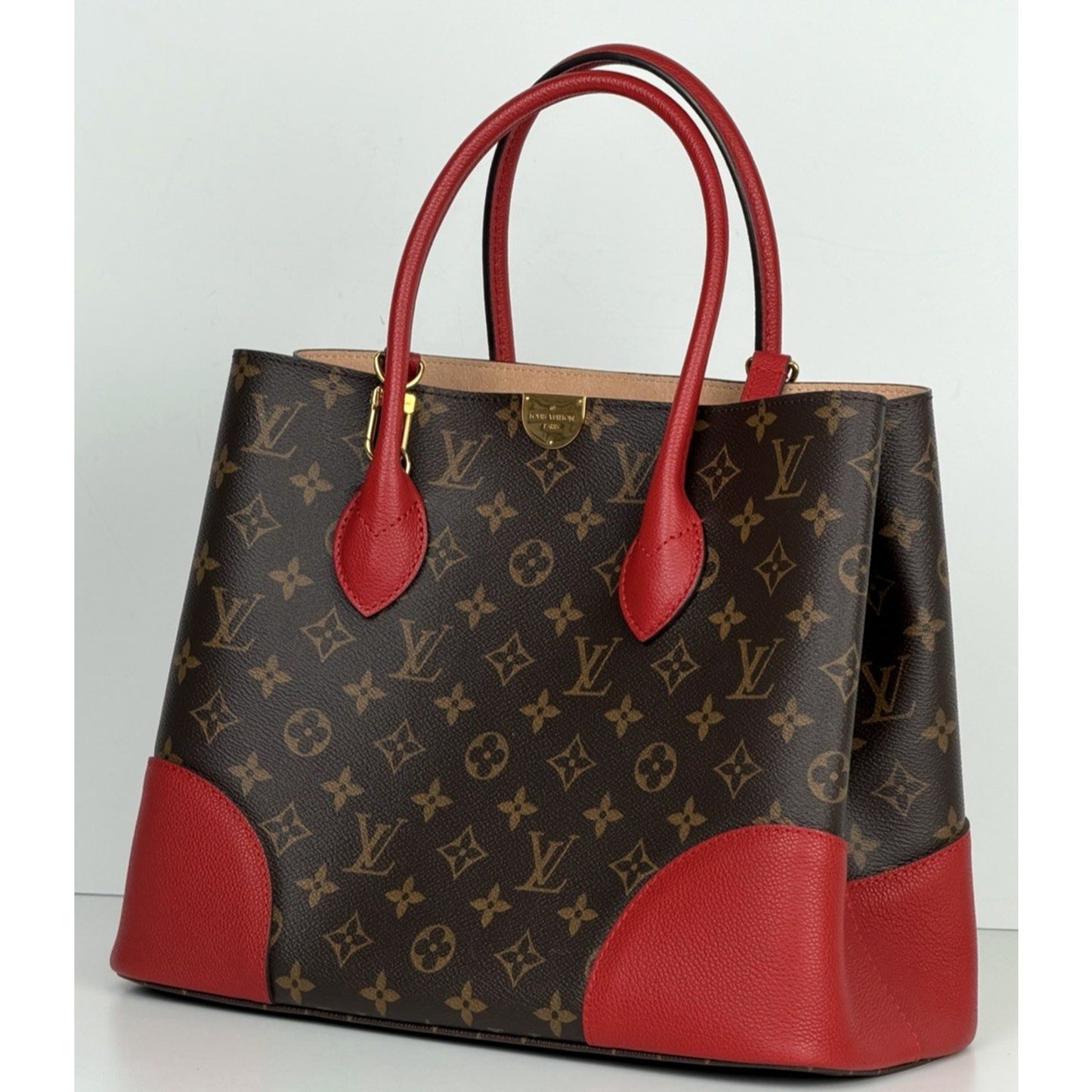 Louis Vuitton Flandrin One Size Bag Open Top Tote in Coated Canvas 2017 S