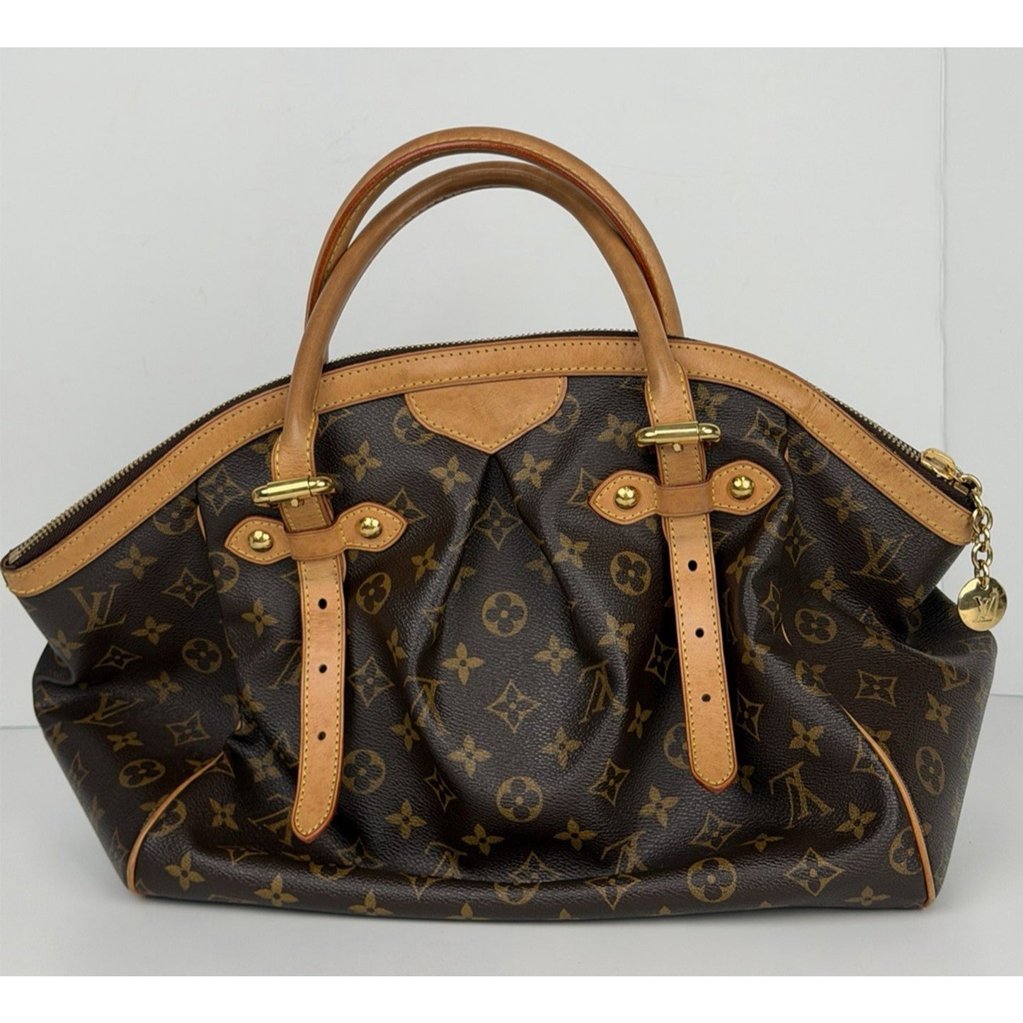 Louis Vuitton Monogram Tivoli GM Handbag in Brown Monogram Coated Canvas 2009