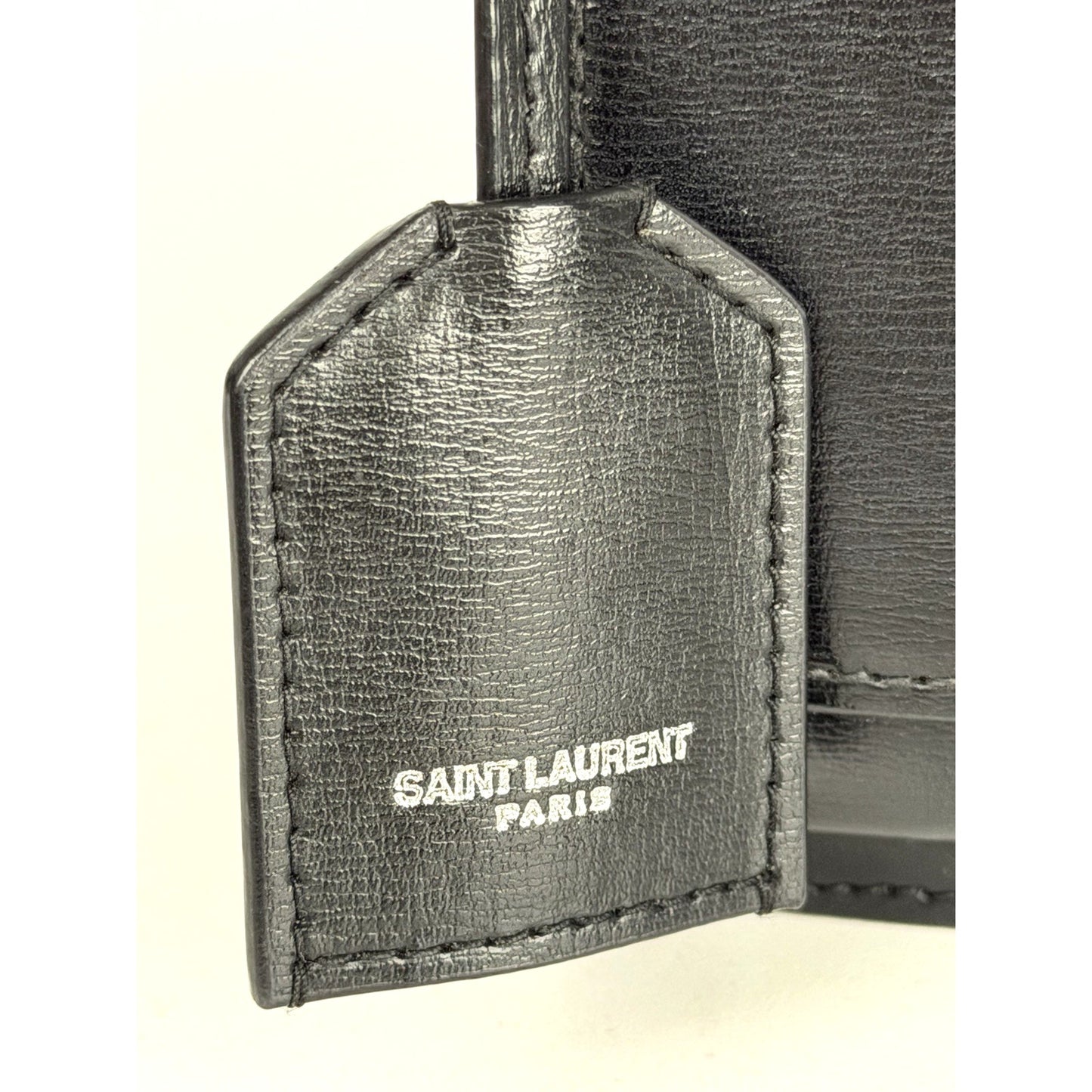 Saint Laurent Sunset Chain Crossbody Bag Medium in Black Leather with SH S11