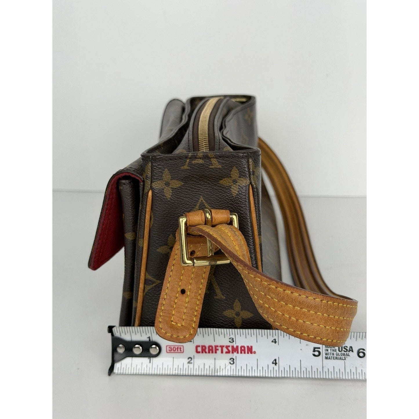 Louis Vuitton Viva-Cite MM Shoulder Bag in Brown Monogram Coated Canvas 2004 S14