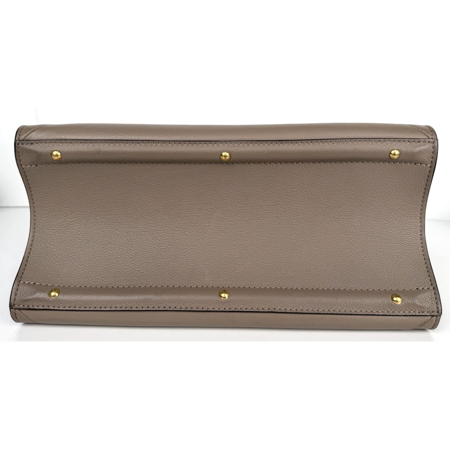Louis Vuitton City Steamer MM Bag in Galet Gray Calfskin Leather NFC E-5
