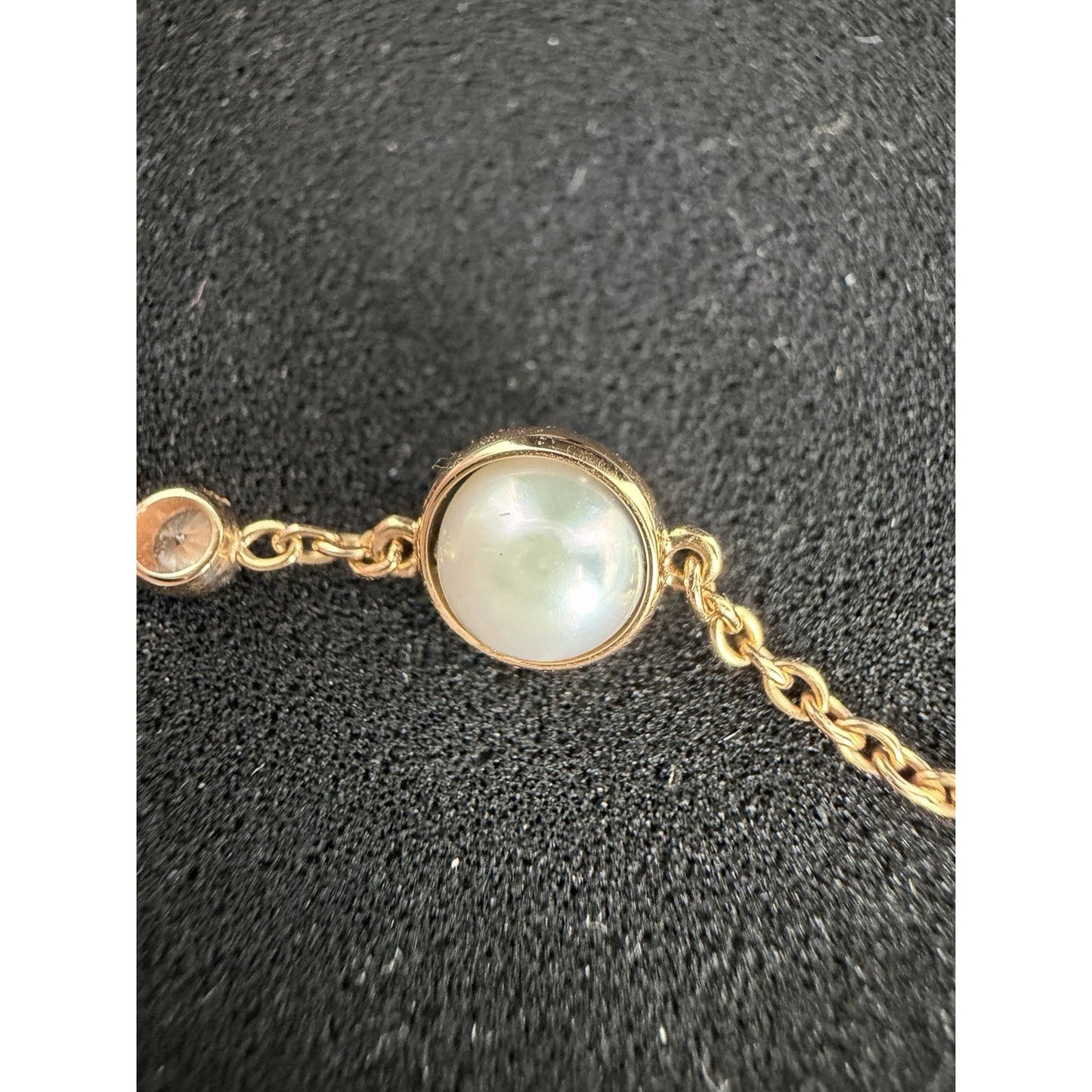 Piaget Bracelet Possession Mother of Pearl Bead Diamond 18k Rose Gold