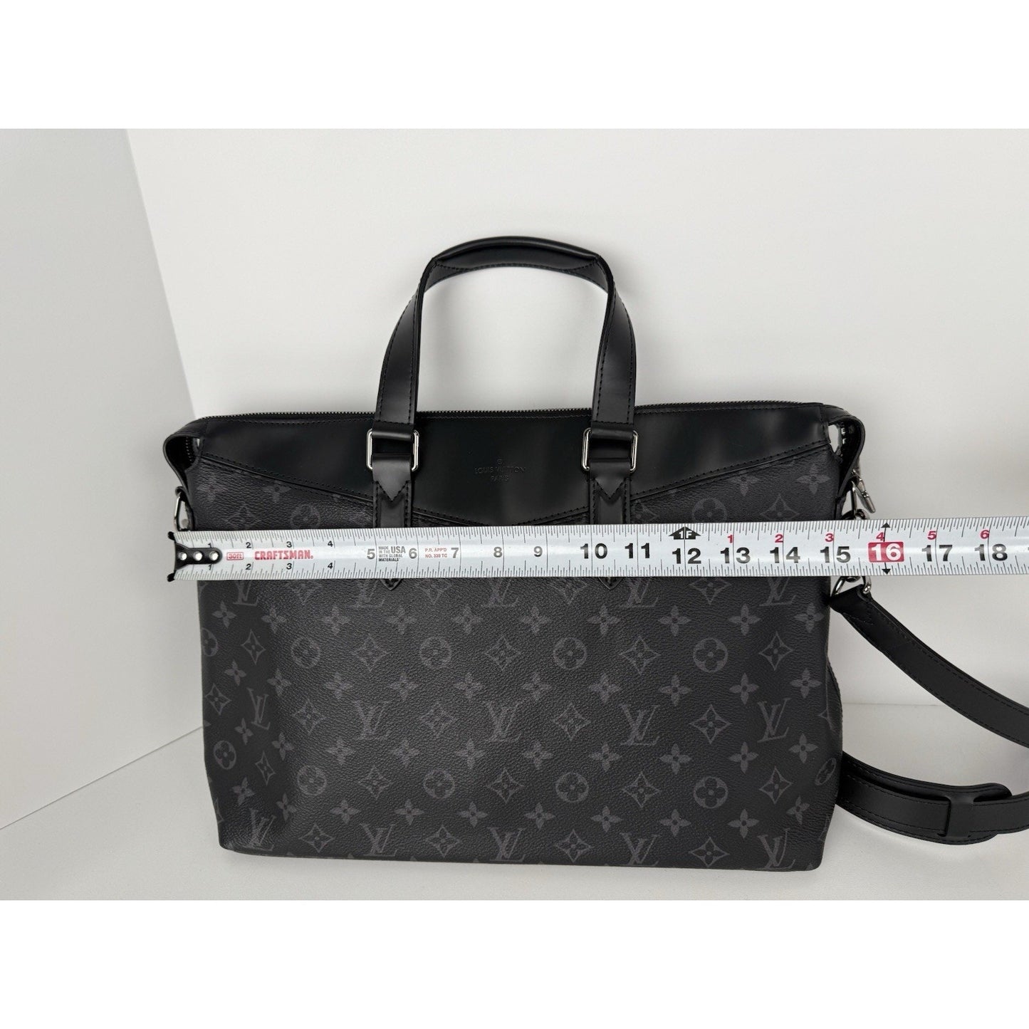 Louis Vuitton Explorer Briefcase Monogram Eclipse Canvas