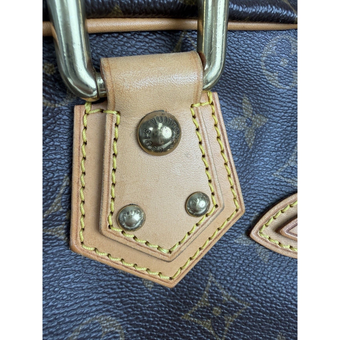 Louis Vuitton Vintage Manhattan Bag GM in Brown Monogram Coated Canvas 2005 S