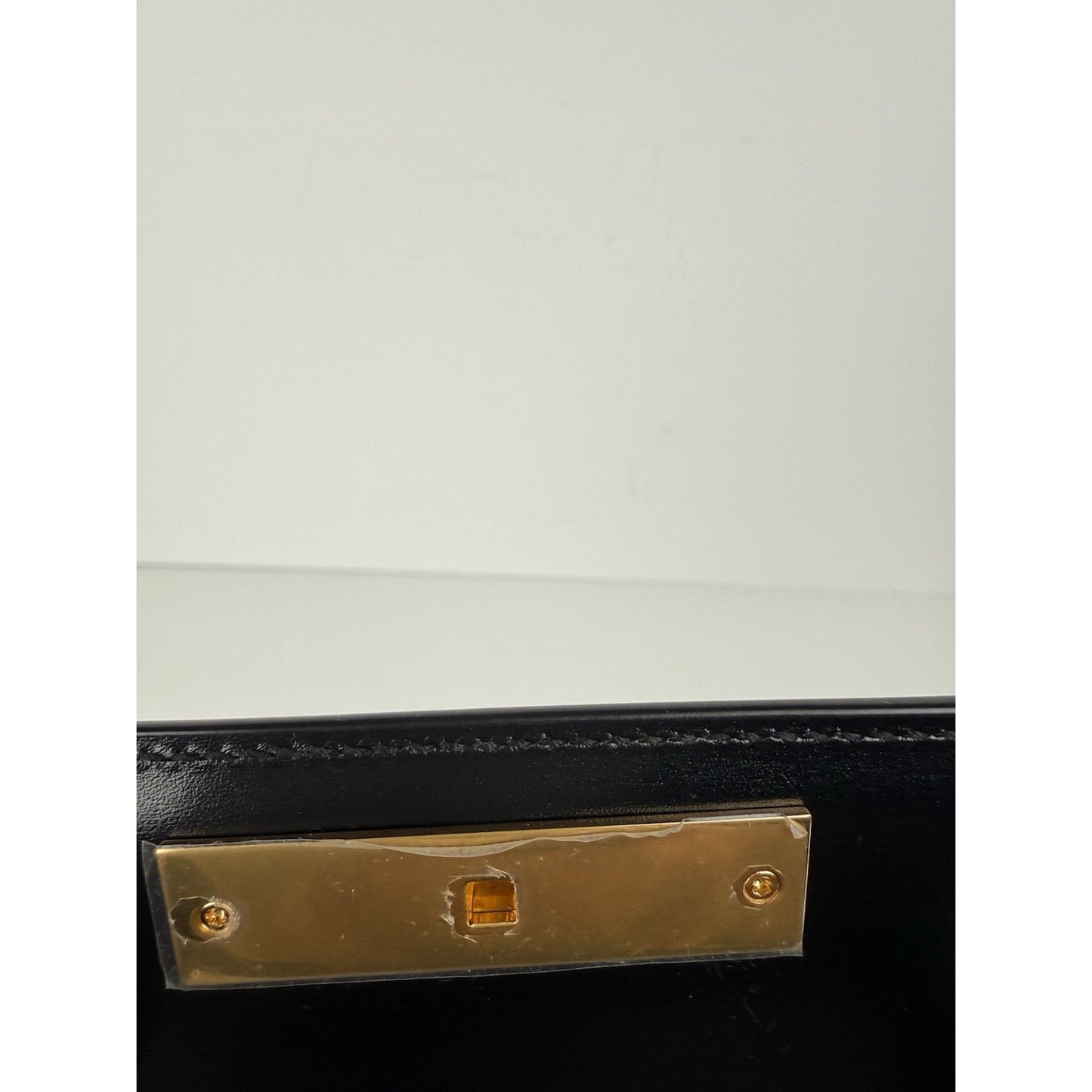 Saint Laurent Baby Manhattan Black Leather Women's Shoulder Bag