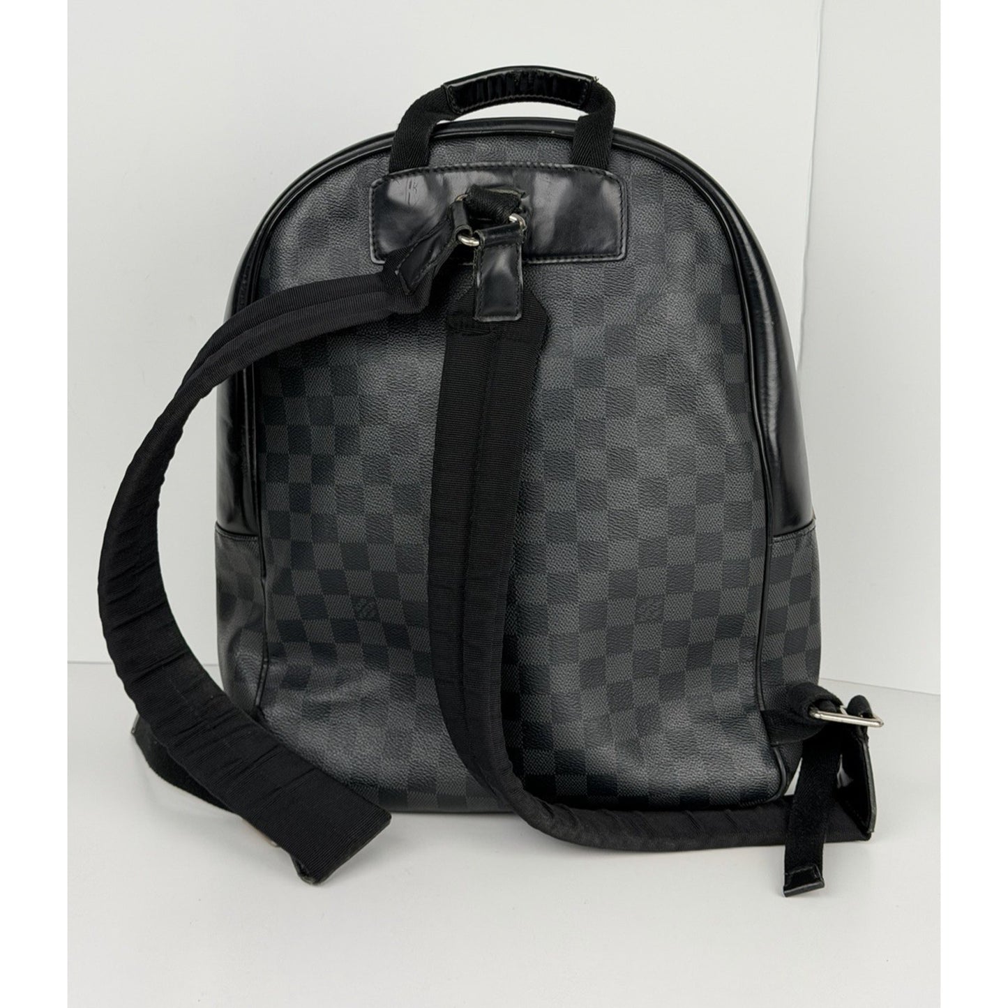 Louis Vuitton Damier Graphite Josh Backpack Coated Canvas&Leather Trim 2016