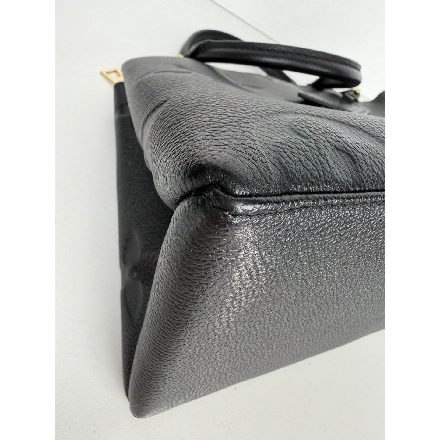 Louis Vuitton Grand Palais Bag Petite Black LV Monogram Empreinte Leather NFC D9