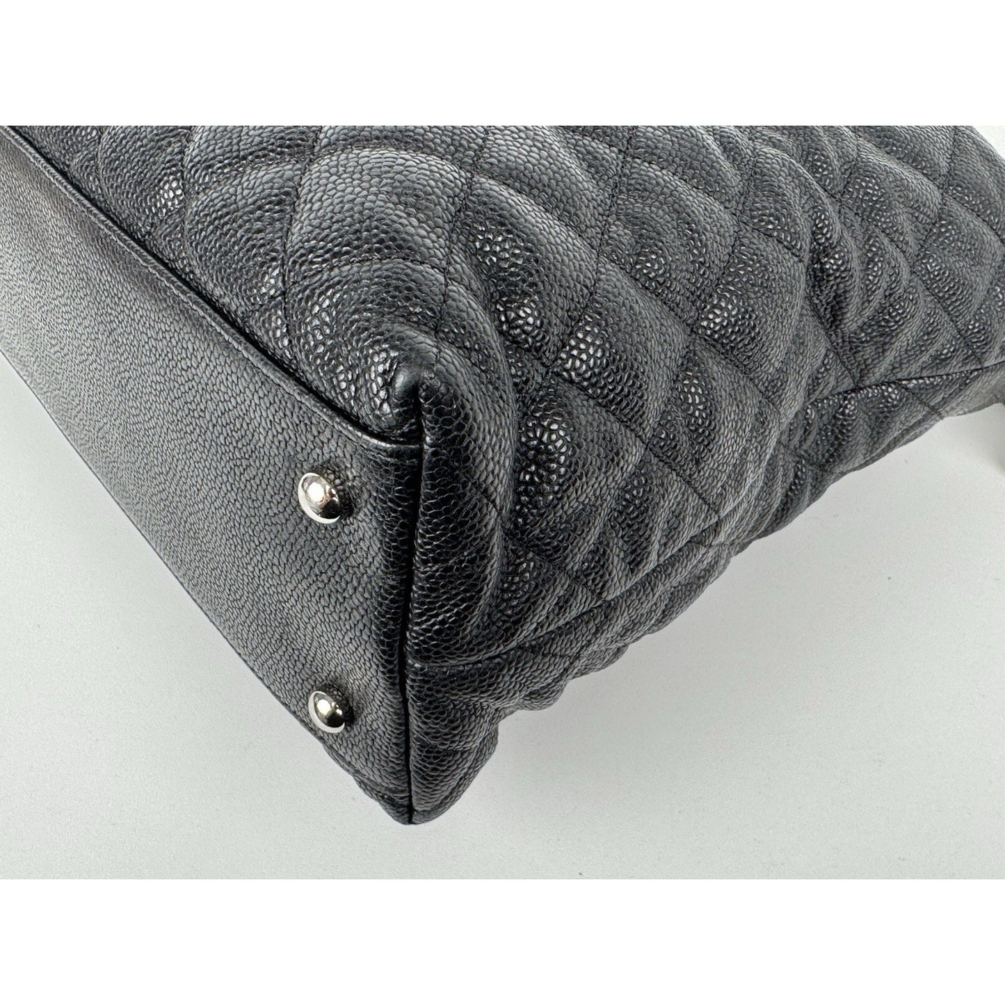 Chanel French Riviera Hobo Caviar Leather Black B-6