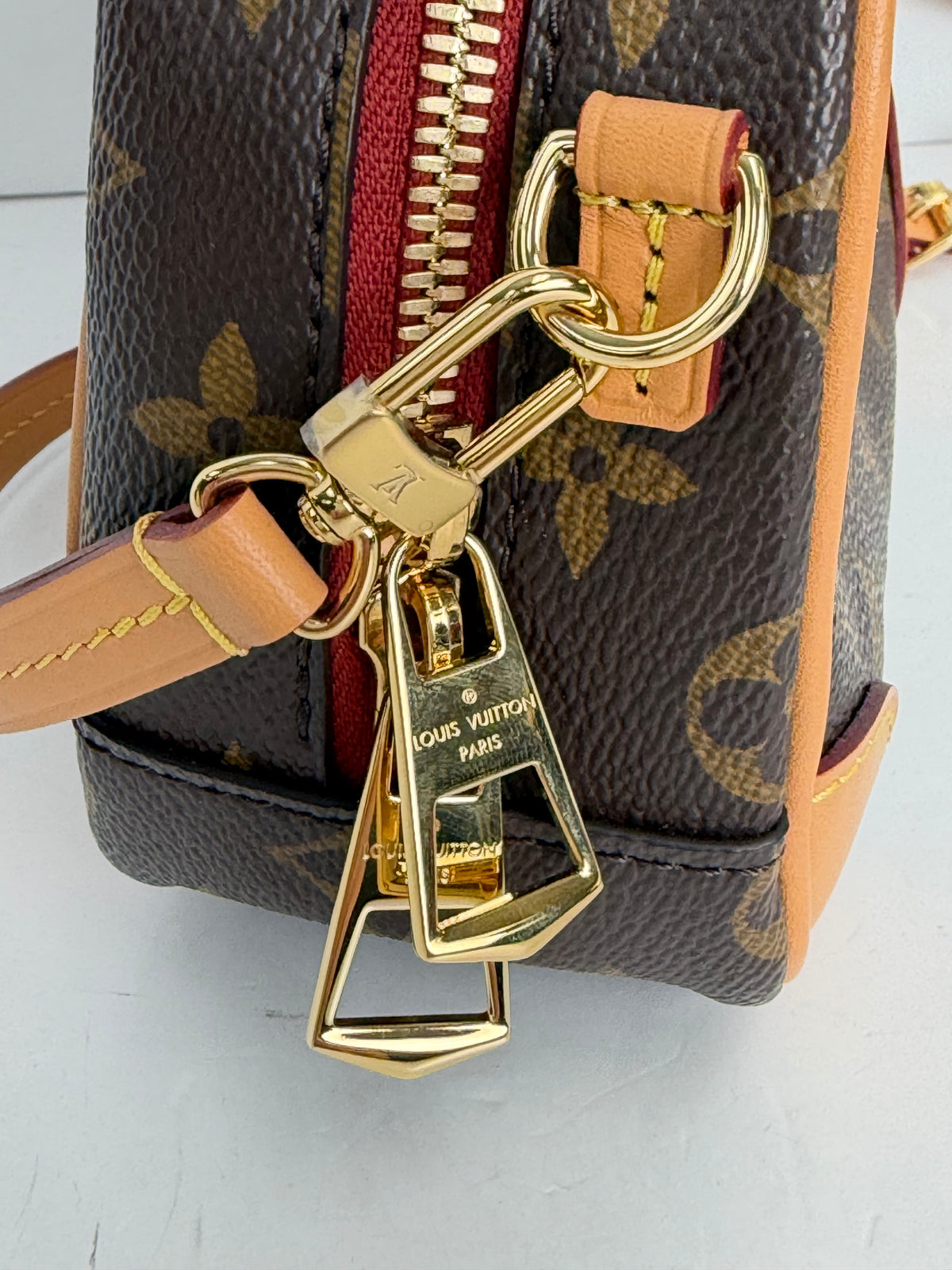 Louis Vuitton Deauville Mini Crossbody Bag in Brown LV Monogram Canvas NFC YC3
