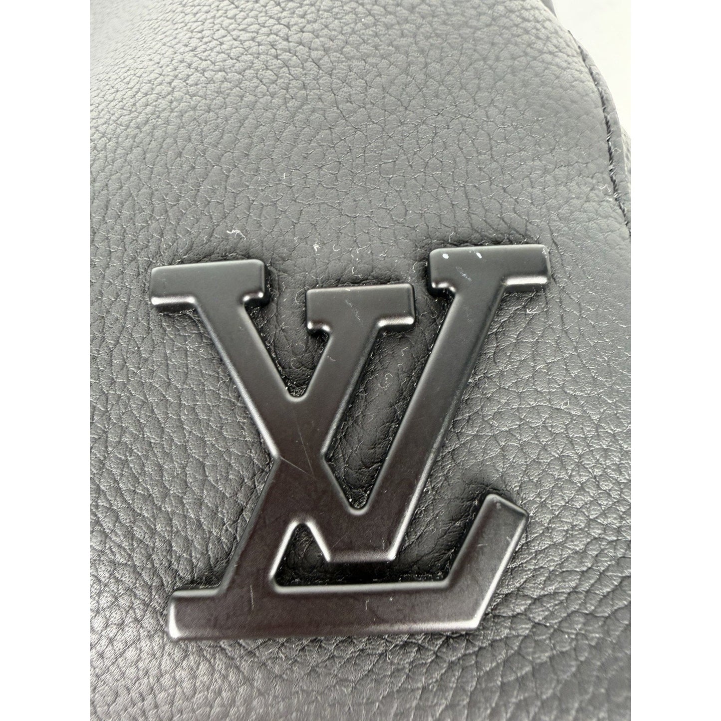 Louis Vuitton Fastline Backpack in Black Grained Calfskin Leather NFC S