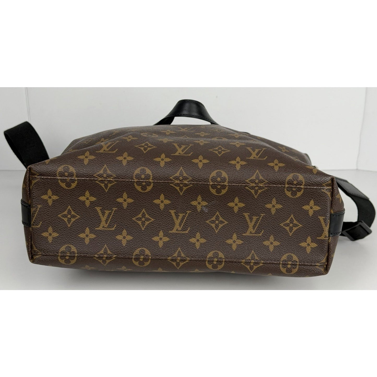 Louis Vuitton Kitan Tote Bag Monogram Macassar Coated Brown Canvas 2014 S