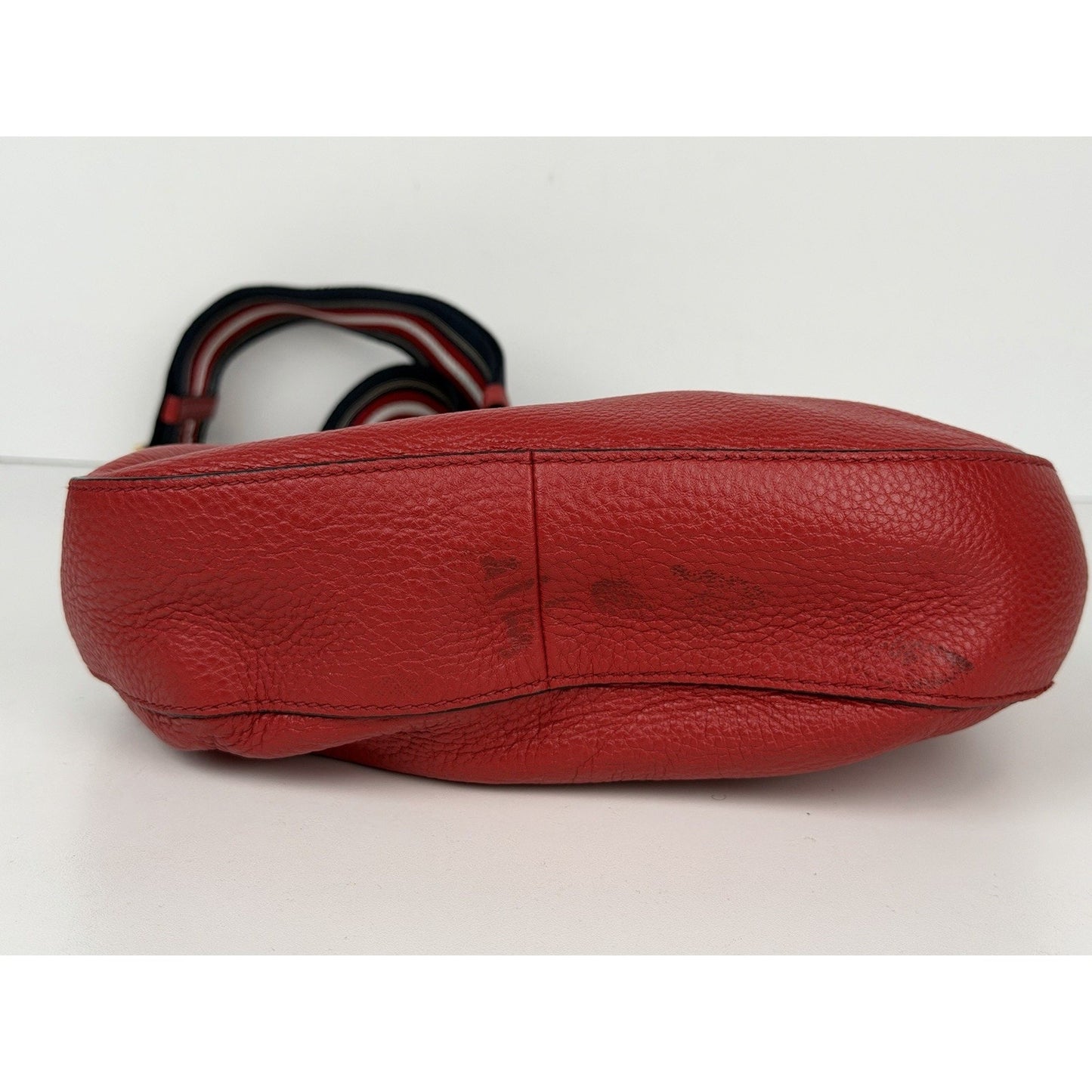 Prada Rubino Vitello Phenix Small Crossbody Bag in Red Leather S01