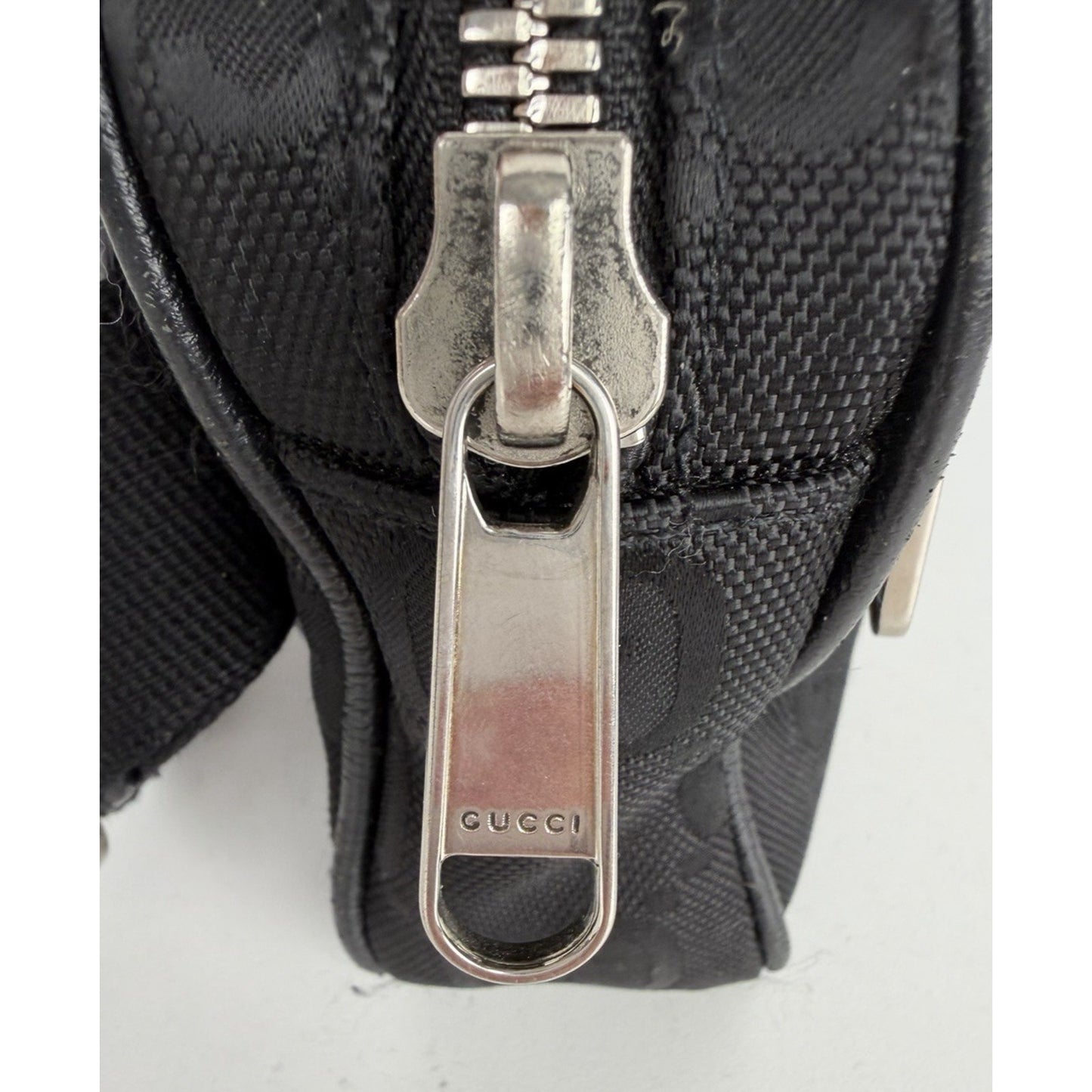 Gucci Off The Grid Belt Bag in Black GG Monogram Nylon S17
