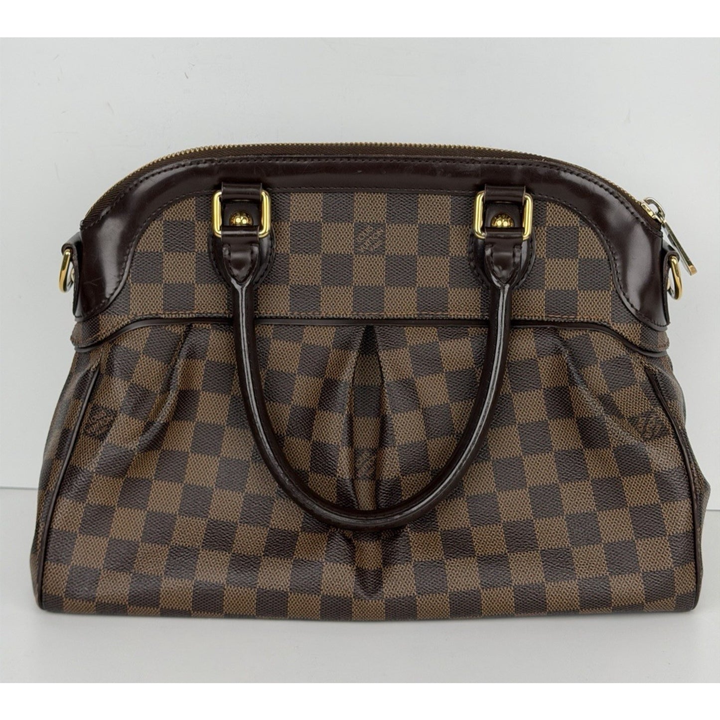 Louis Vuitton Trevi PM Handbag in Damier Ebene Coated Canvas 2008 S16