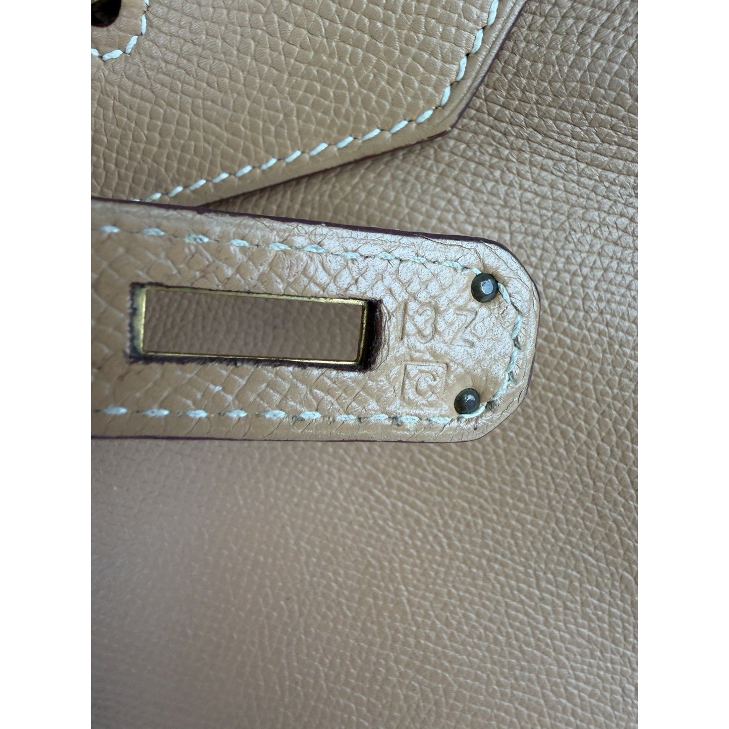 Hermès Birkin 40 Handbag Vintage in Gold Togo Leather 1999 C-7