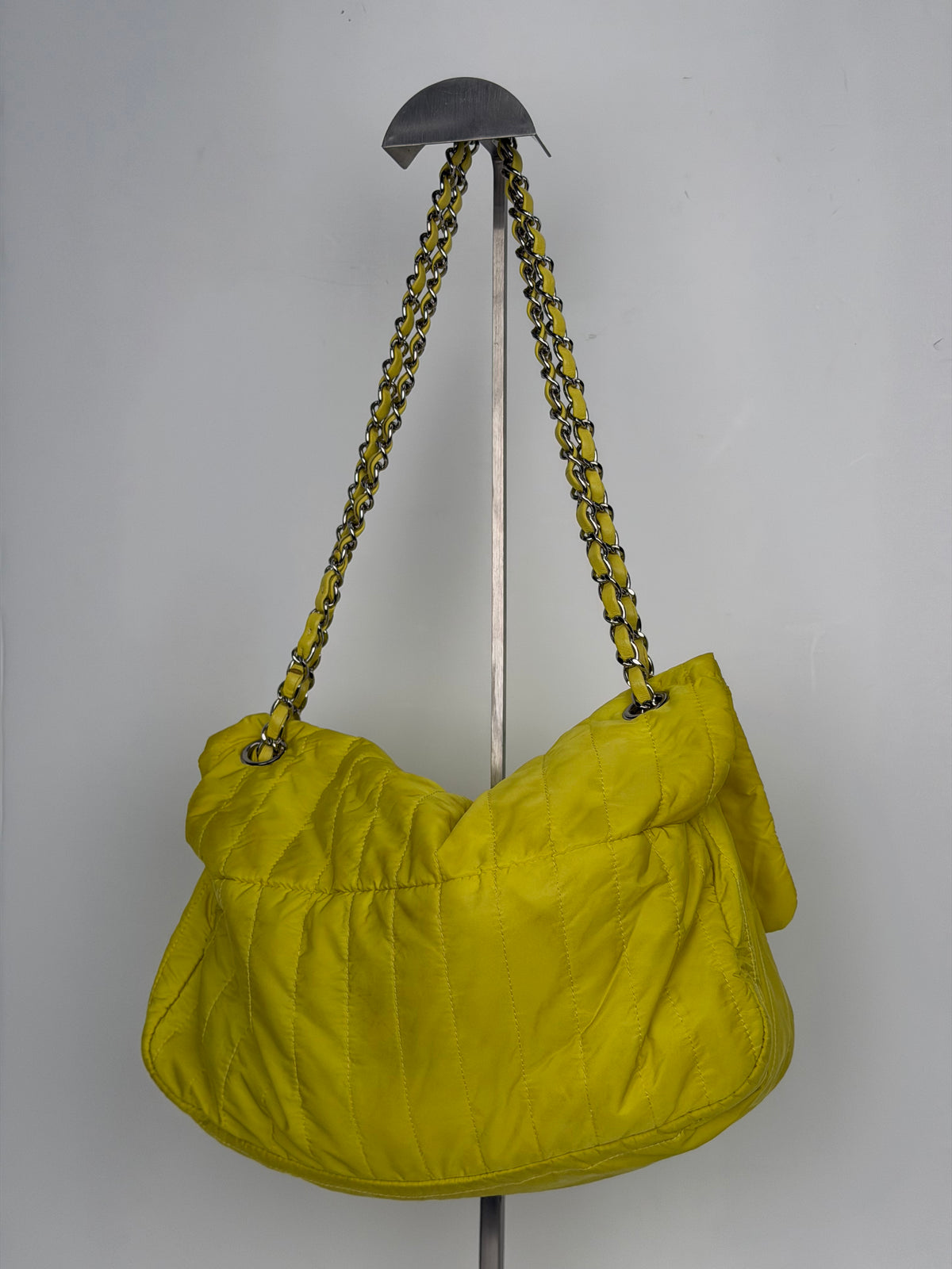 Chanel Soft Shell Flap Bag Vertical Quilted Nylon