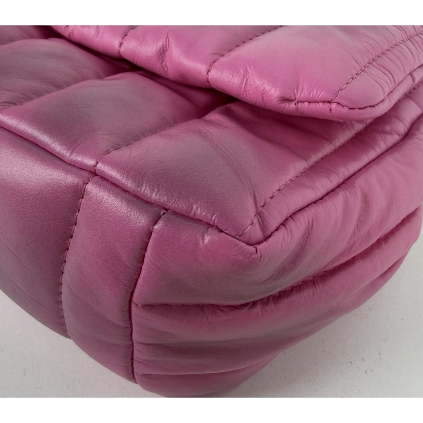 Balenciaga Monaco Mini Bag in Pink Quilted leather Silver HW E6