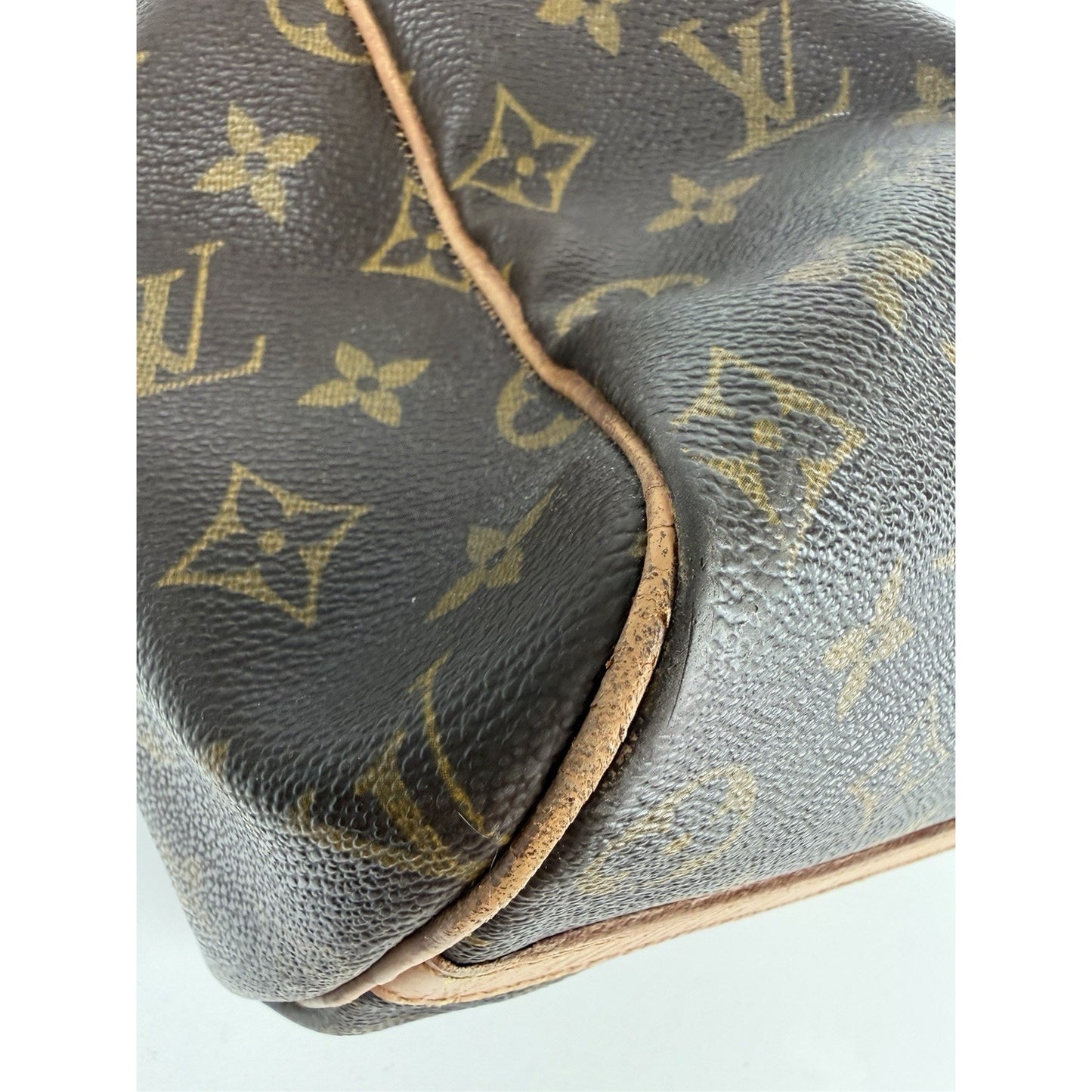 Louis Vuitton Monogram Sac Flanerie Bag Vintage Brown LV Monogram Canvas 1995 S