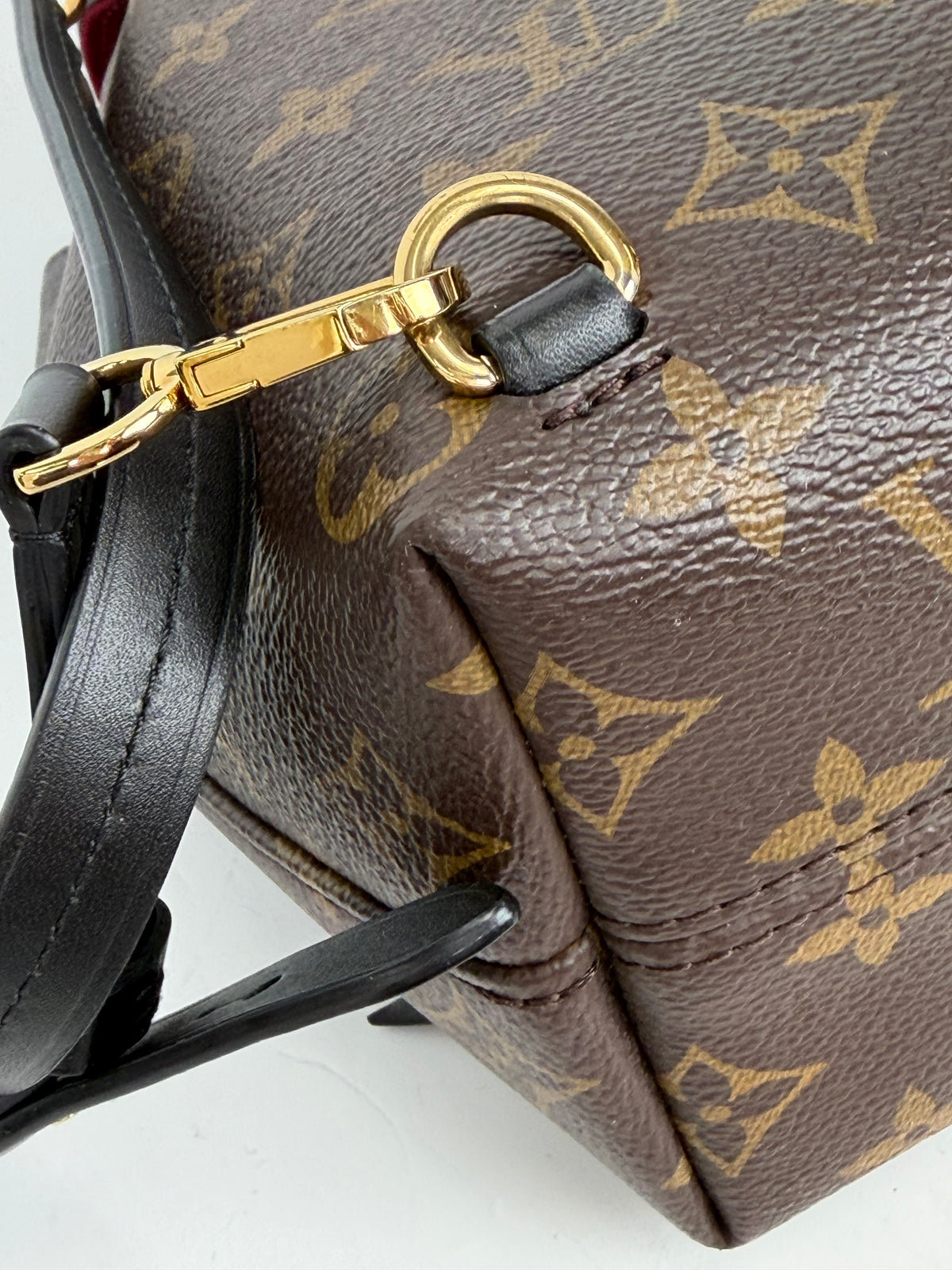 Louis Vuitton Montsouris BB Backpack in Brown LV Monogram Coated Canvas 2020 YS06