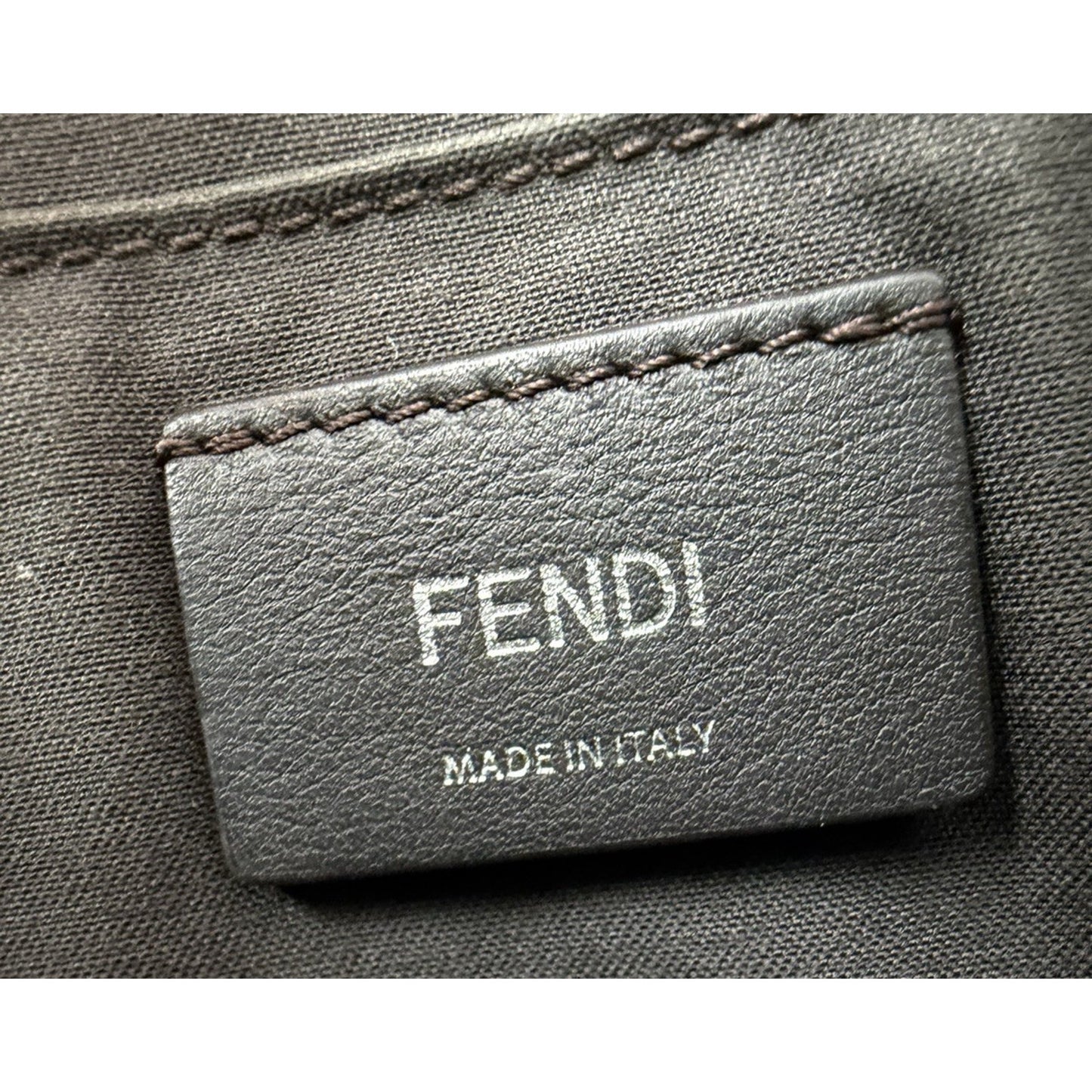 Fendi By The Way Handbag Mini Light Blue and Gray Leather with Etoupe DetailsS06