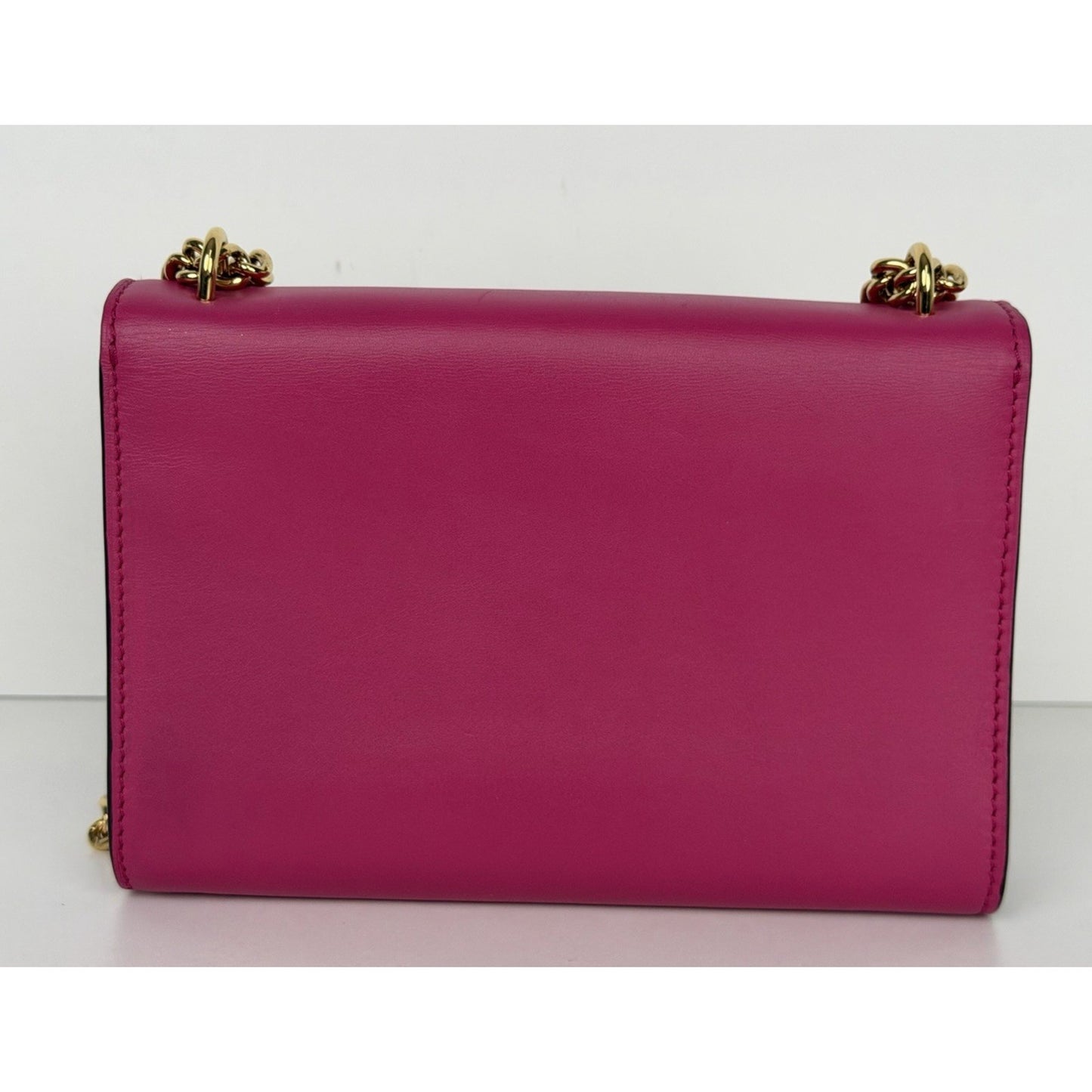 Louis Vuitton Louise Chain MM Bag in Pink Calfskin Leather S01