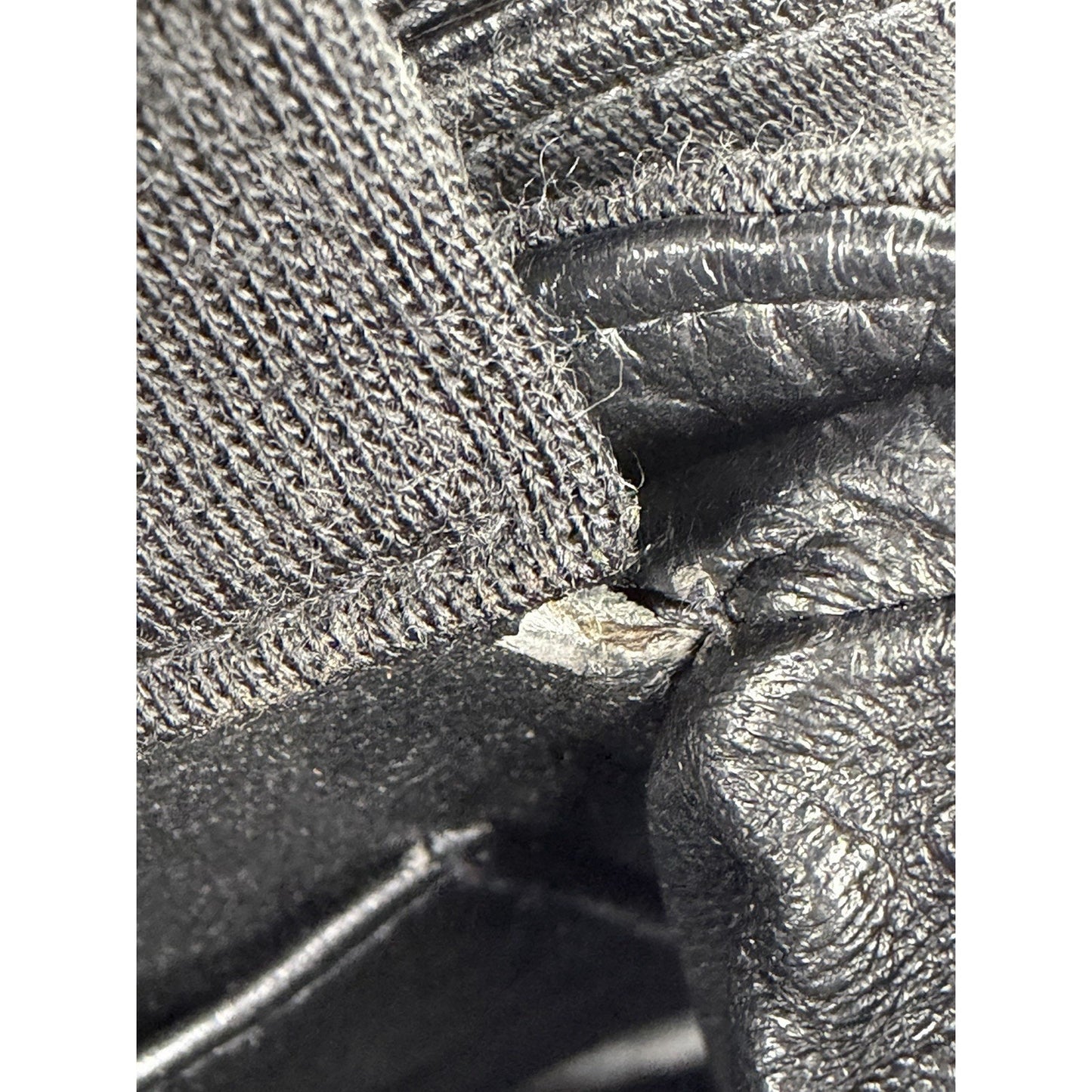 Chanel Black Cotton Two Side Flap Quilted Shoulder Bag Interlocking CC 1996-1997