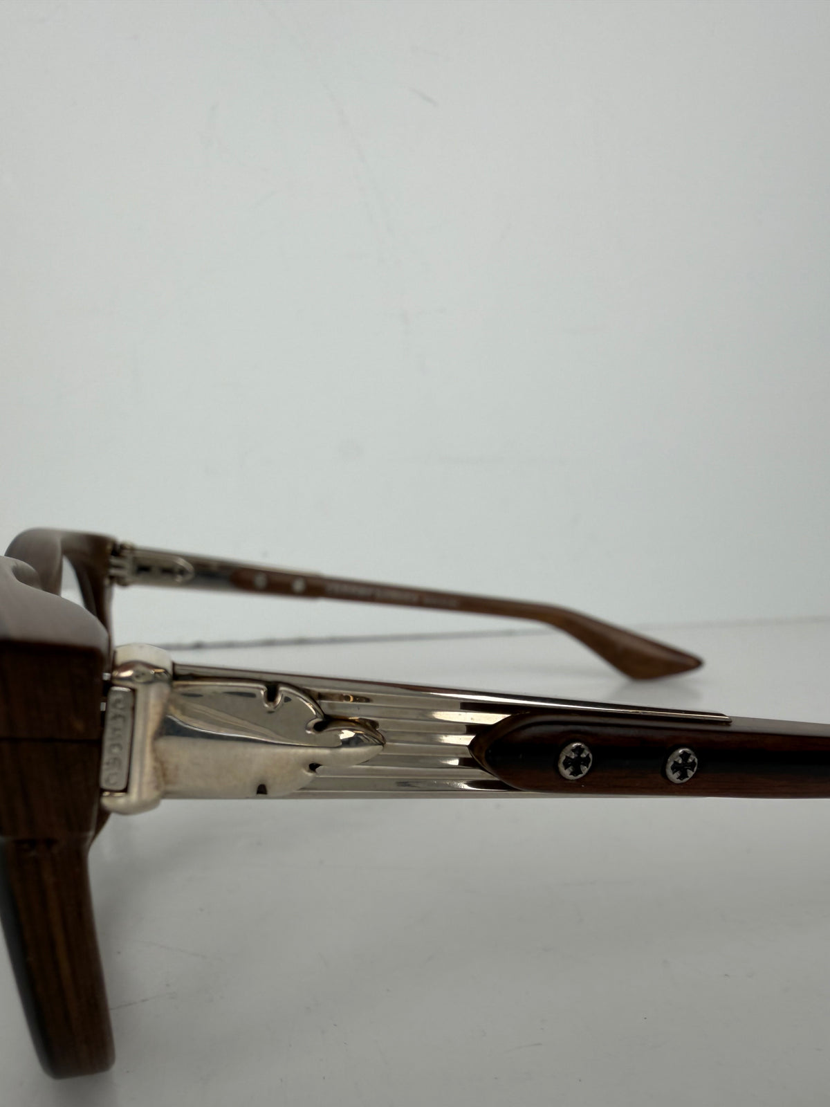 Chrome Hearts BAGGINS Wayfarer Eyeglasses in Brown Wood Grain YK1