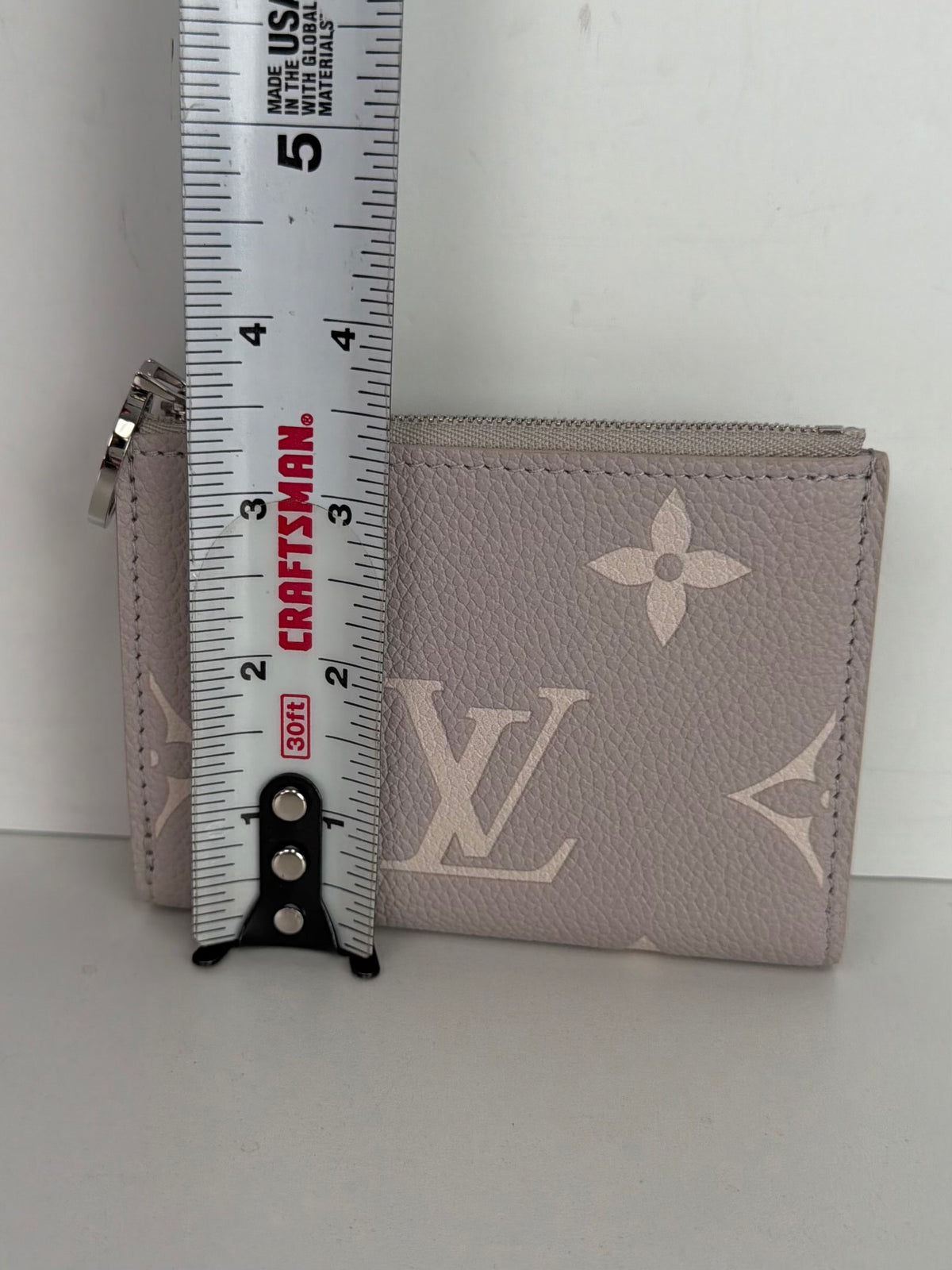 Louis Vuitton Lisa Wallet in Dust Pink Empreinte Leather NFC K-3