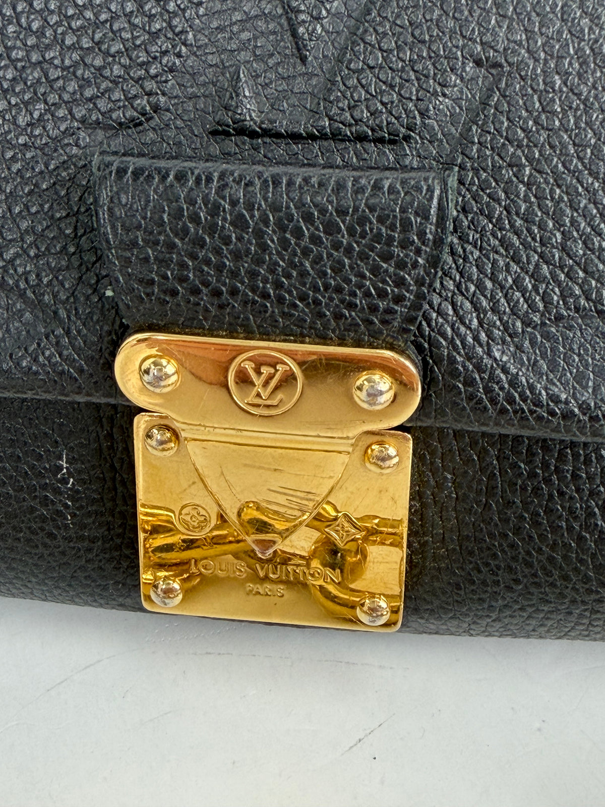 Louis Vuitton Favorite Crossbody Bag in Black Giant Monogram Empreinte Leather NFC YC2