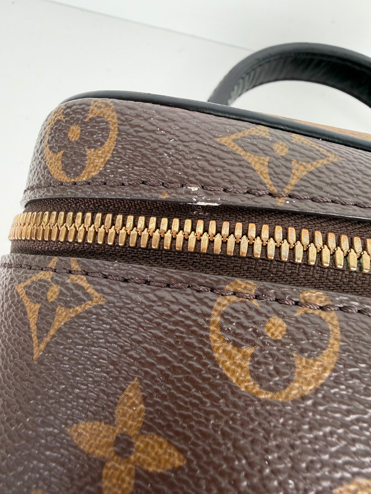Louis Vuitton Vanity PM Bag in Brown LV Reverse Monogram Coated Canvas 2021 YC-5