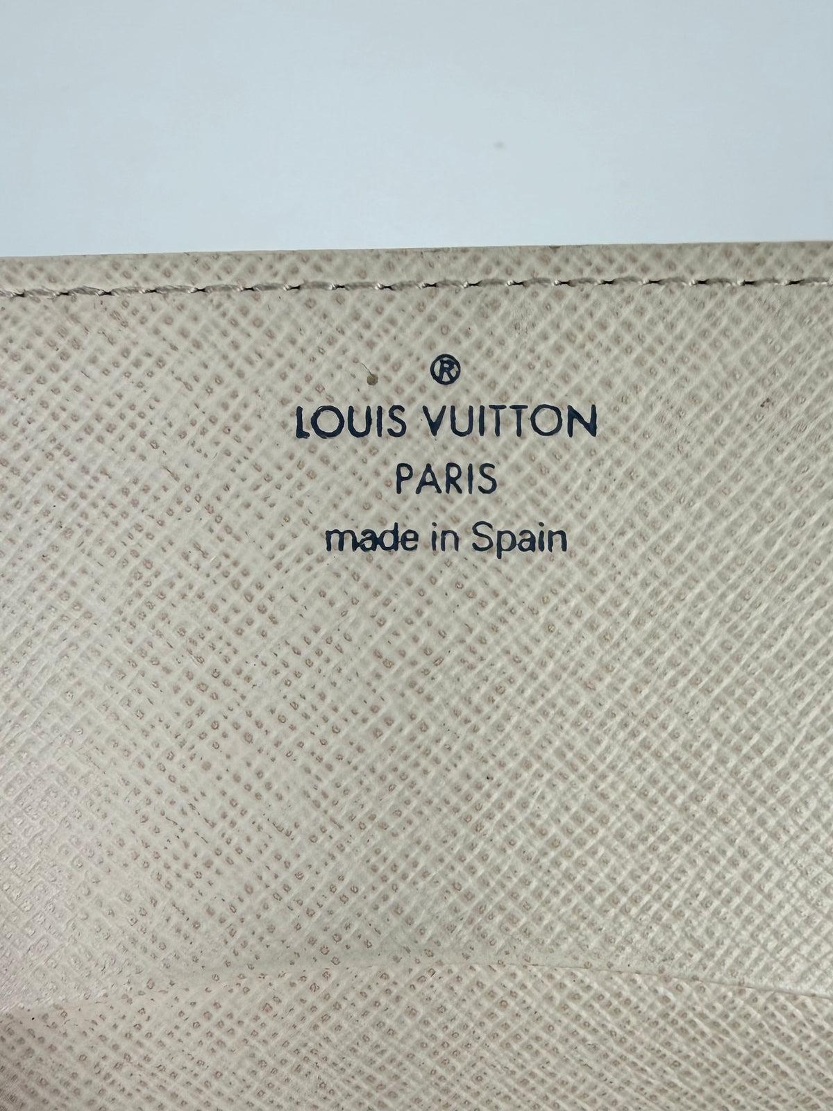 Louis Vuitton Card Holder White and blue Damier Azur Coated Canvas 2007 K-1