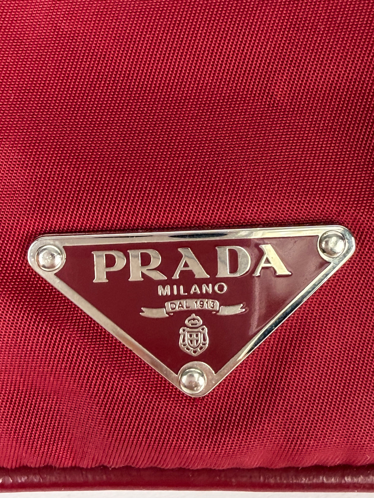 Prada Tessuto Mini Nylon Hobo Shoulder Bag
